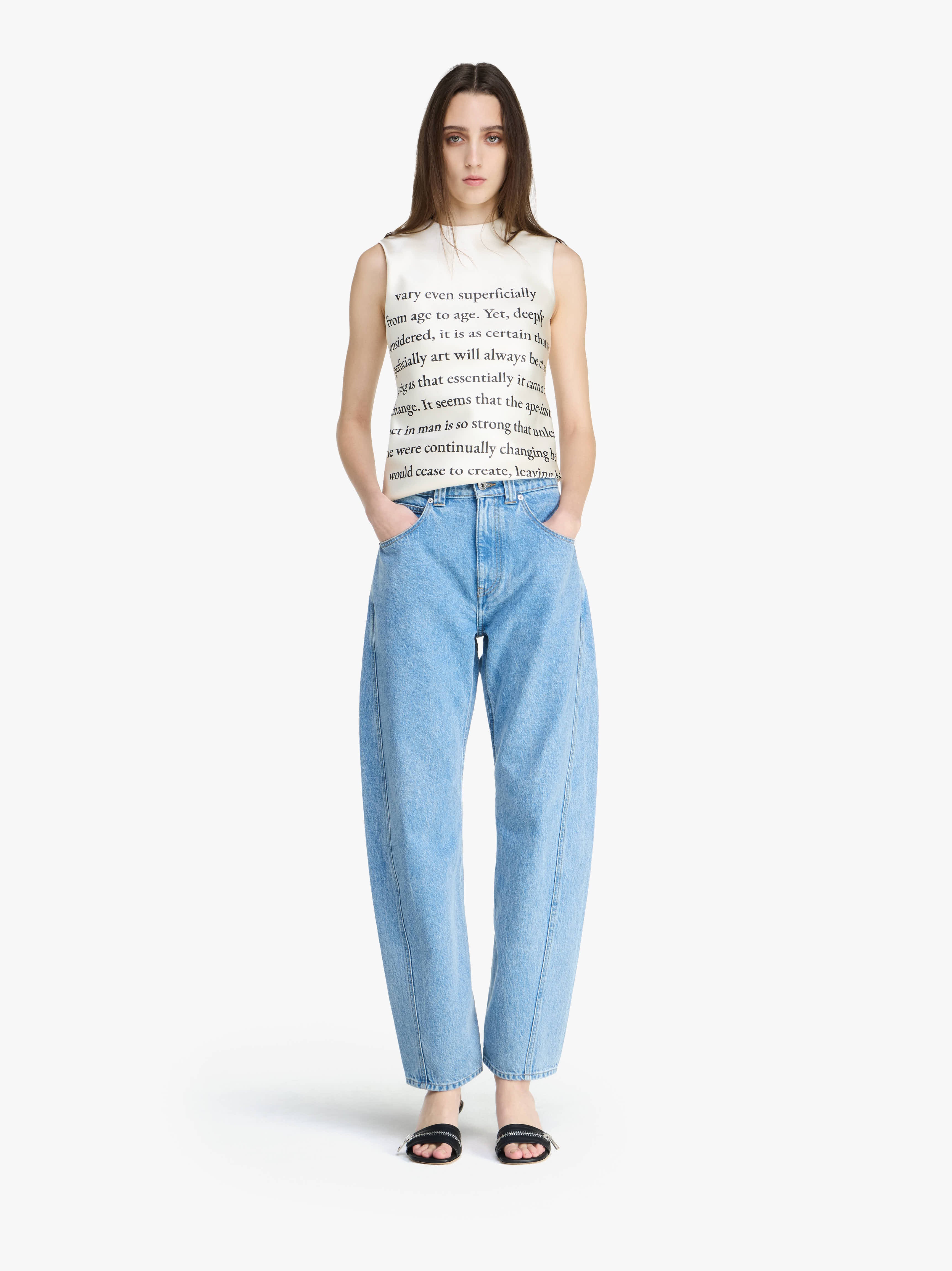 Twisted Slim Leg Denim Jeans for Women - High Waist Skinny Jeans with Stretch, Comfortable & Trendy - Perfect for Casual Wear, Office & Night Out