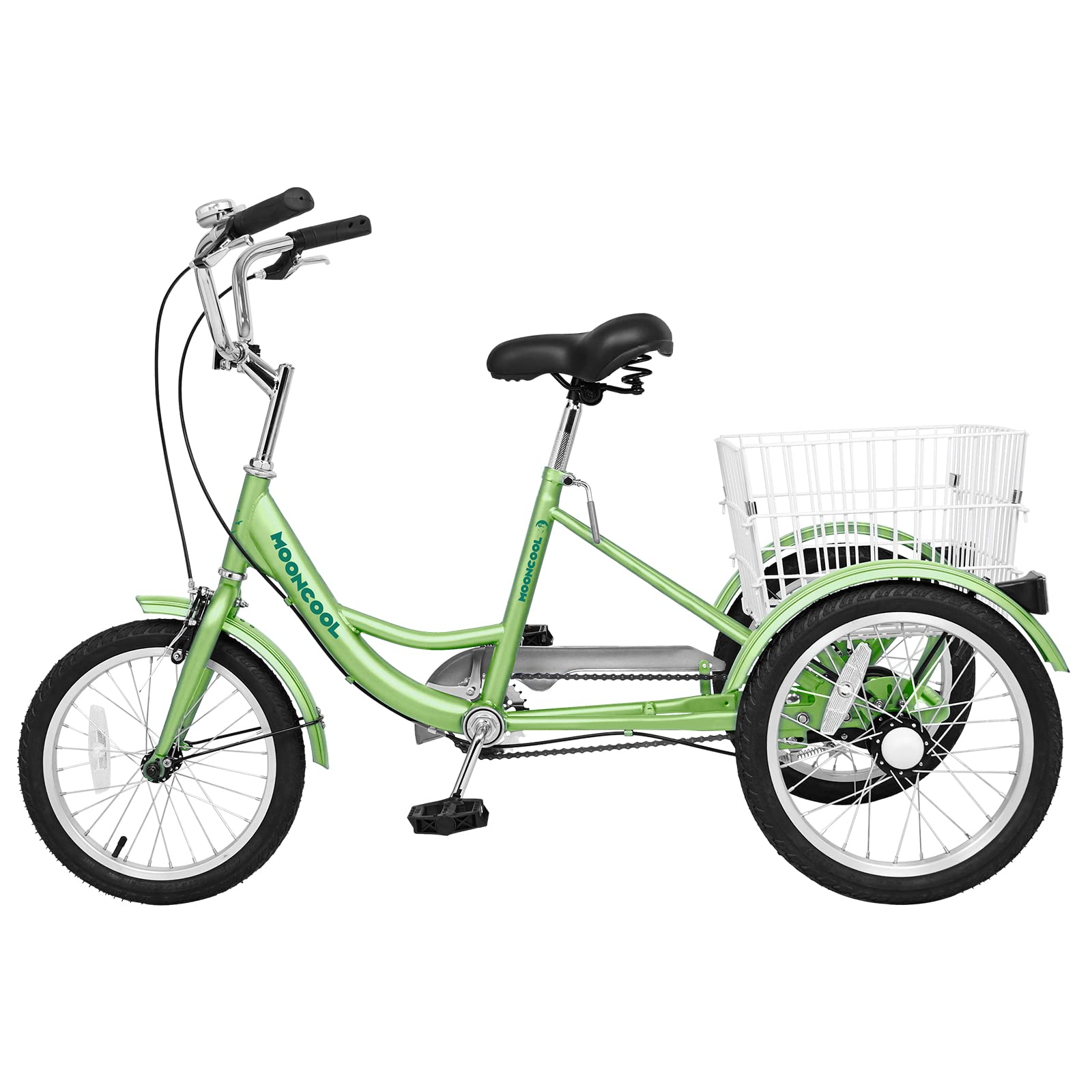ABORON Adult Tricycle 3-Wheel Bike for Men & Women - Heavy Duty Double-Wall Alloy Rims - Comfortable Outdoor Exercise & Recreation Bike for Seniors, Commuting, Shopping & Leisure Riding