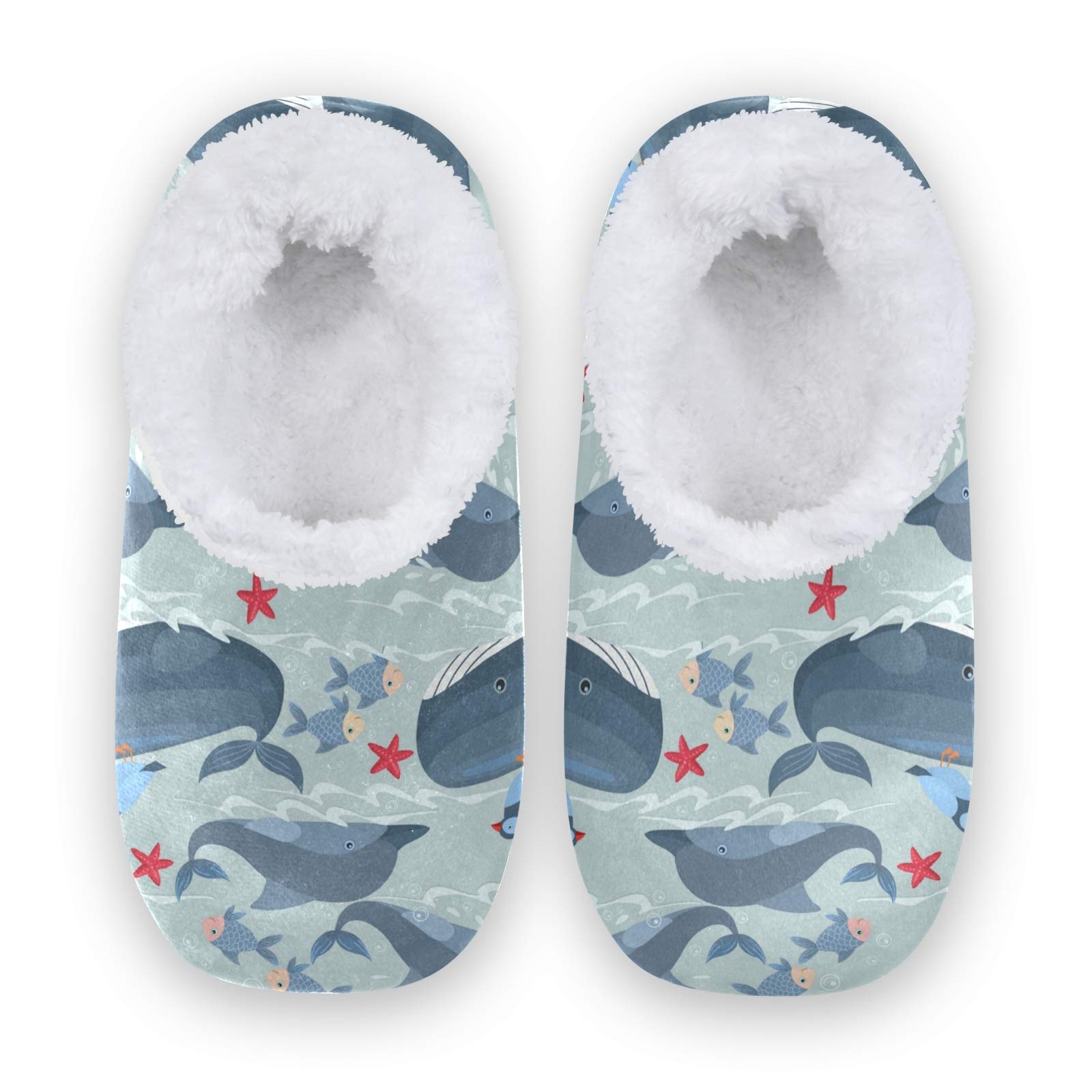 Women's Dolphin Slippers - Soft Indoor House Shoes for Cozy Home & Bedroom