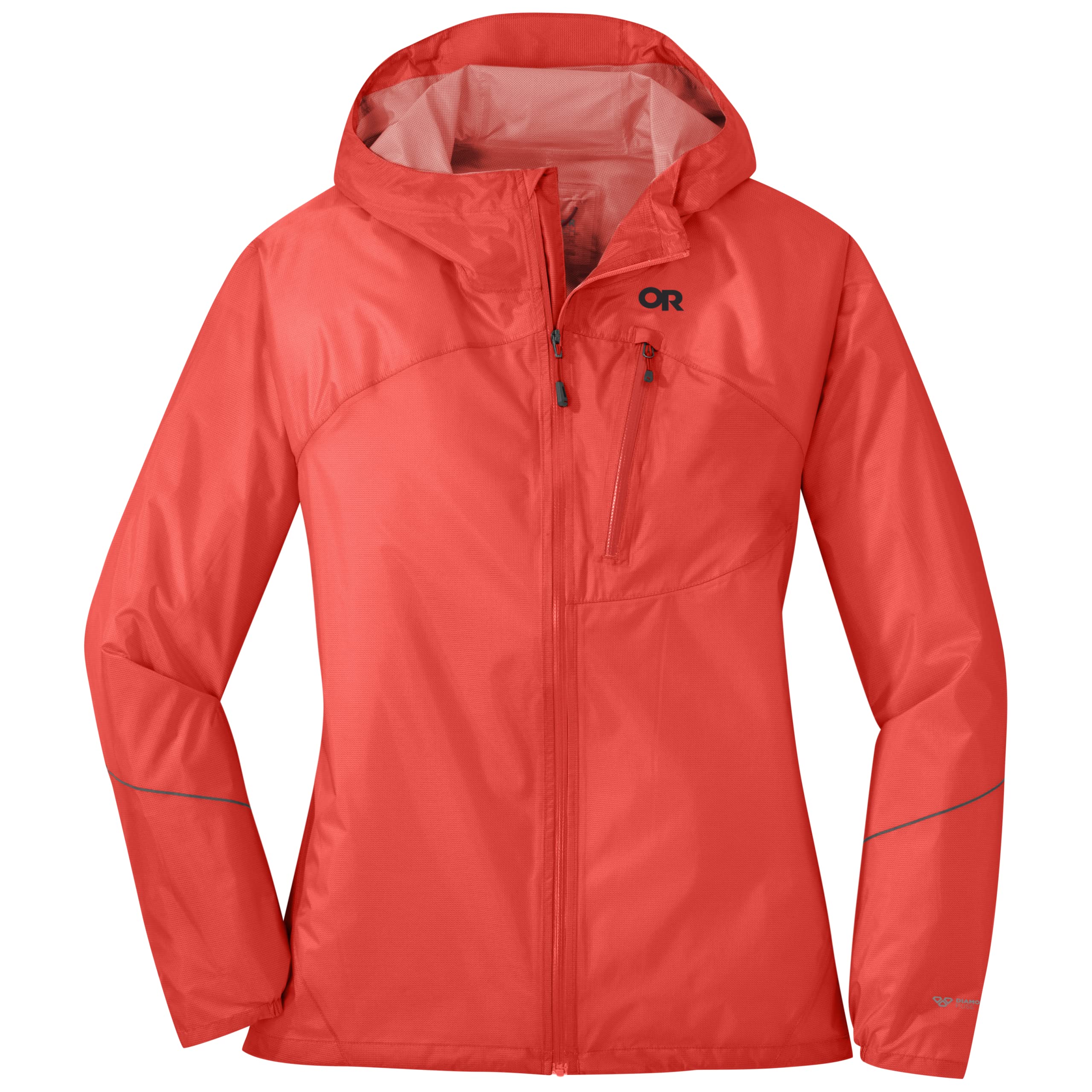 Outdoor Research Women's Helium Rain Jacket - Lightweight Waterproof Windproof Hiking Jacket for Outdoor Adventures, Travel & Camping