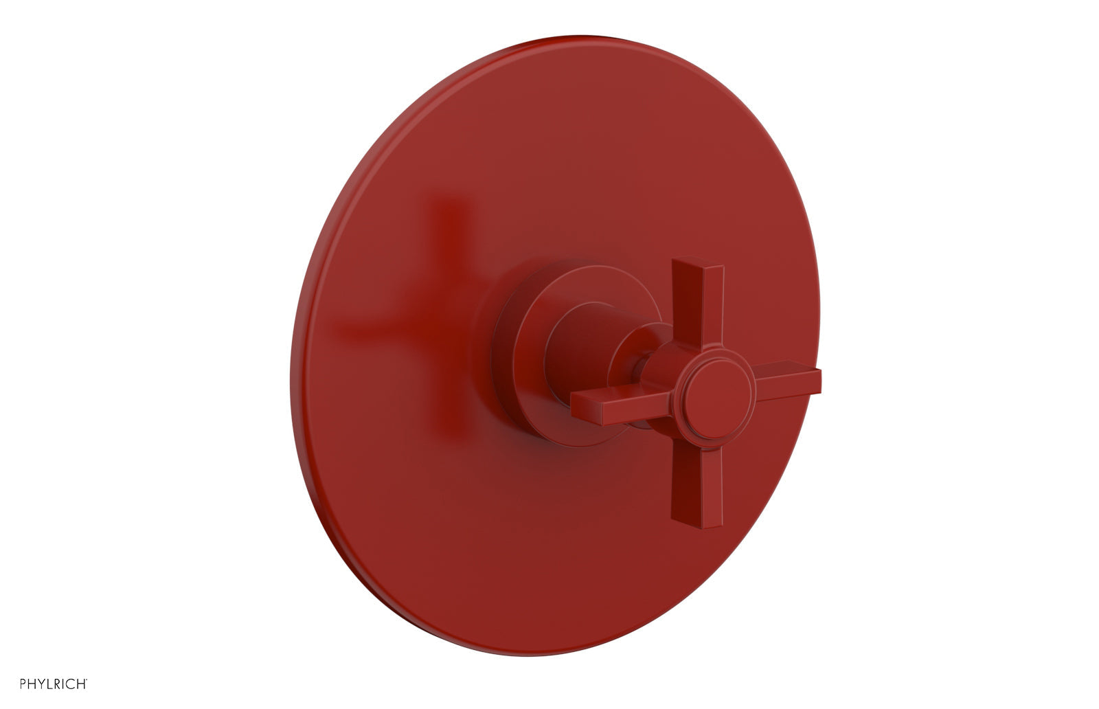 BASIC 3/4 Thermostatic Shower Trim with Blade Cross Handle - DTH137 - Perfect for Modern Bathroom Upgrades & Spa-Like Shower Experience