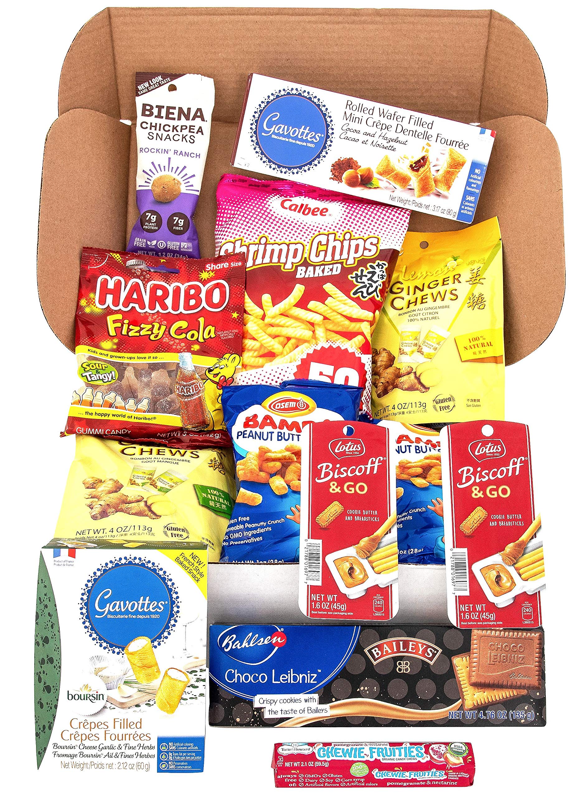 Jumbo International Snack Box & Gourmet Global Candy Care Package | Premium European, Asian & South American Treats Collection | Perfect for Gift Baskets, Office Snacks & Care Packages