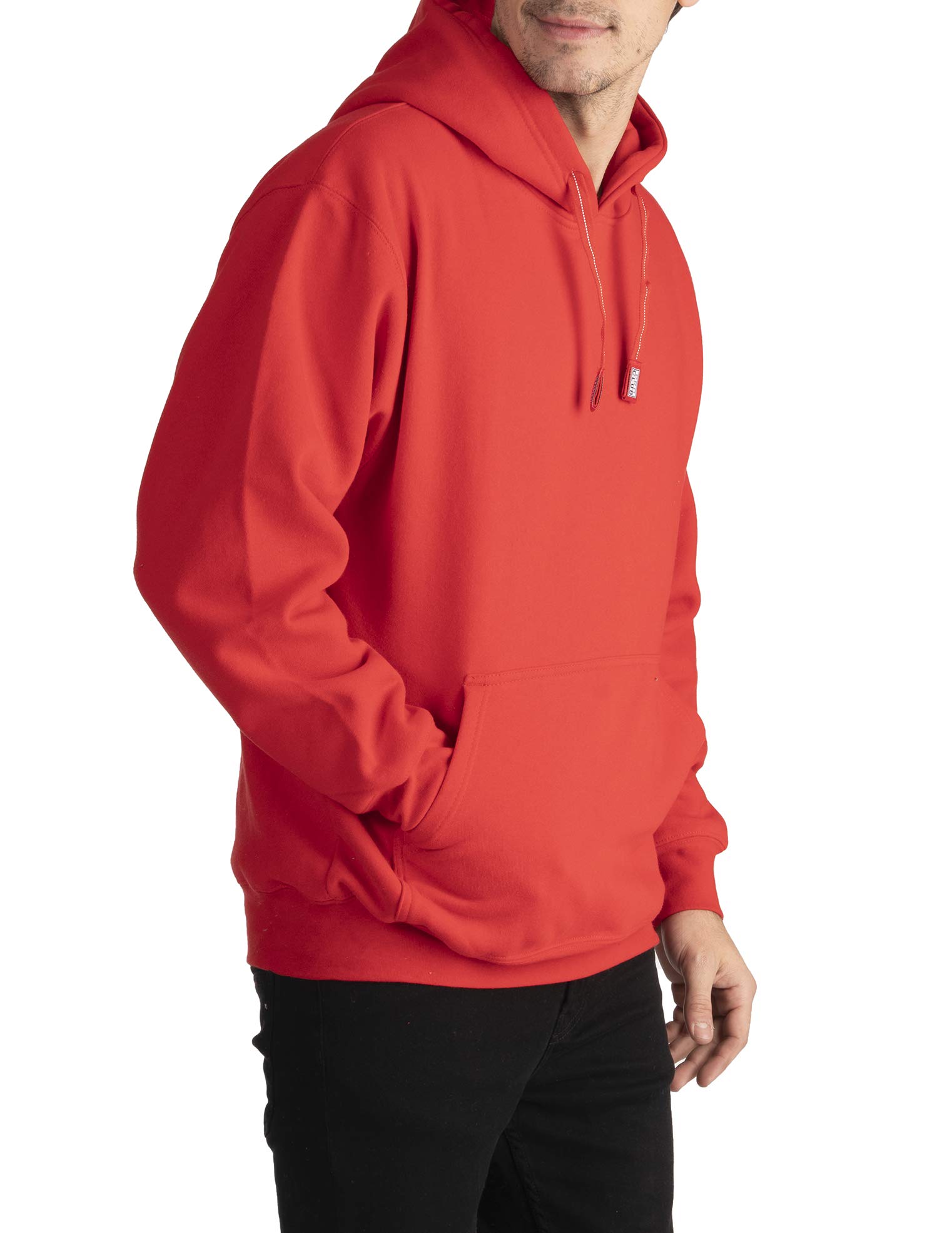 Pro Club Men's Heavyweight Pullover Hoodie - Premium Cotton Fleece Sweatshirt for Gym, Work & Casual Wear | Warm Winter Hooded Sweater for Outdoor Activities