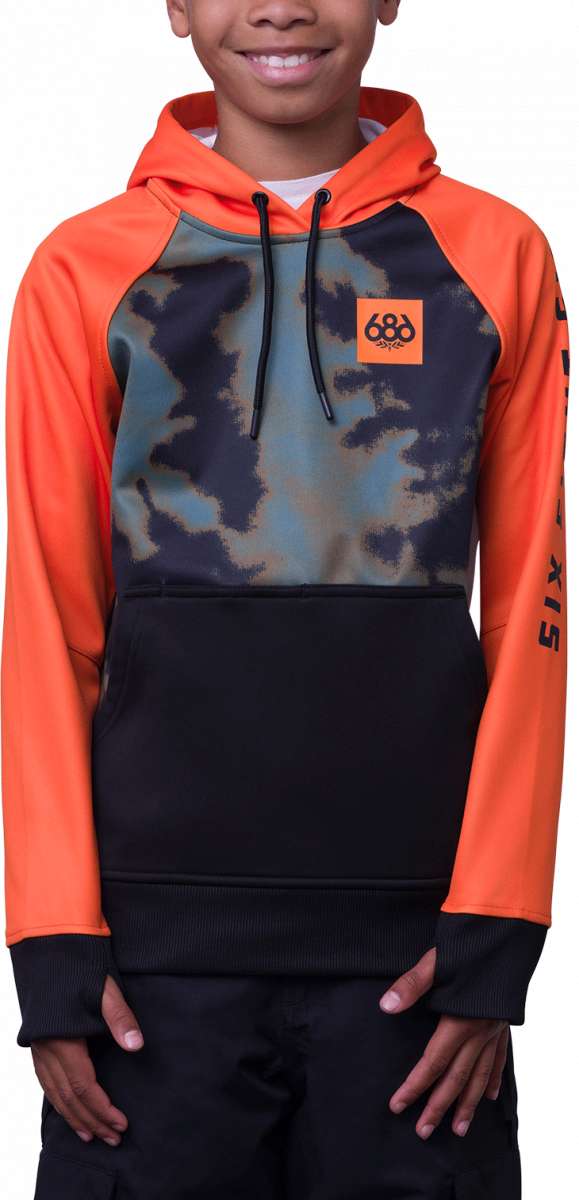 686 Youth Bonded Fleece Pullover Hoodie - Warm Winter Jacket for Boys & Girls - Cozy Outdoor Activities & School Wear 2024