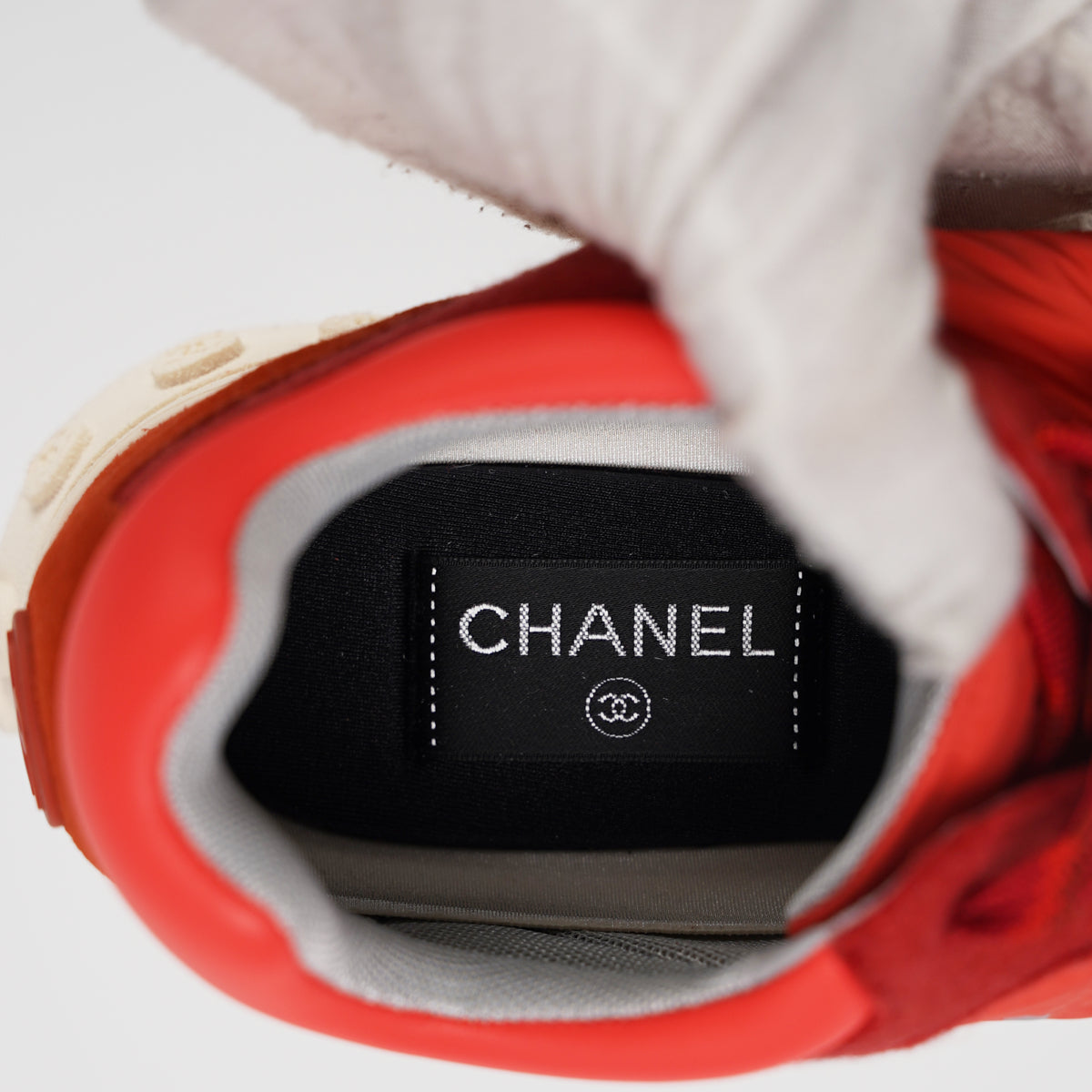 Chanel Orange Sneakers for Women - Size 39 US (7.5 UK) | Luxury Fashion Athletic Shoes for Casual Wear & Street Style