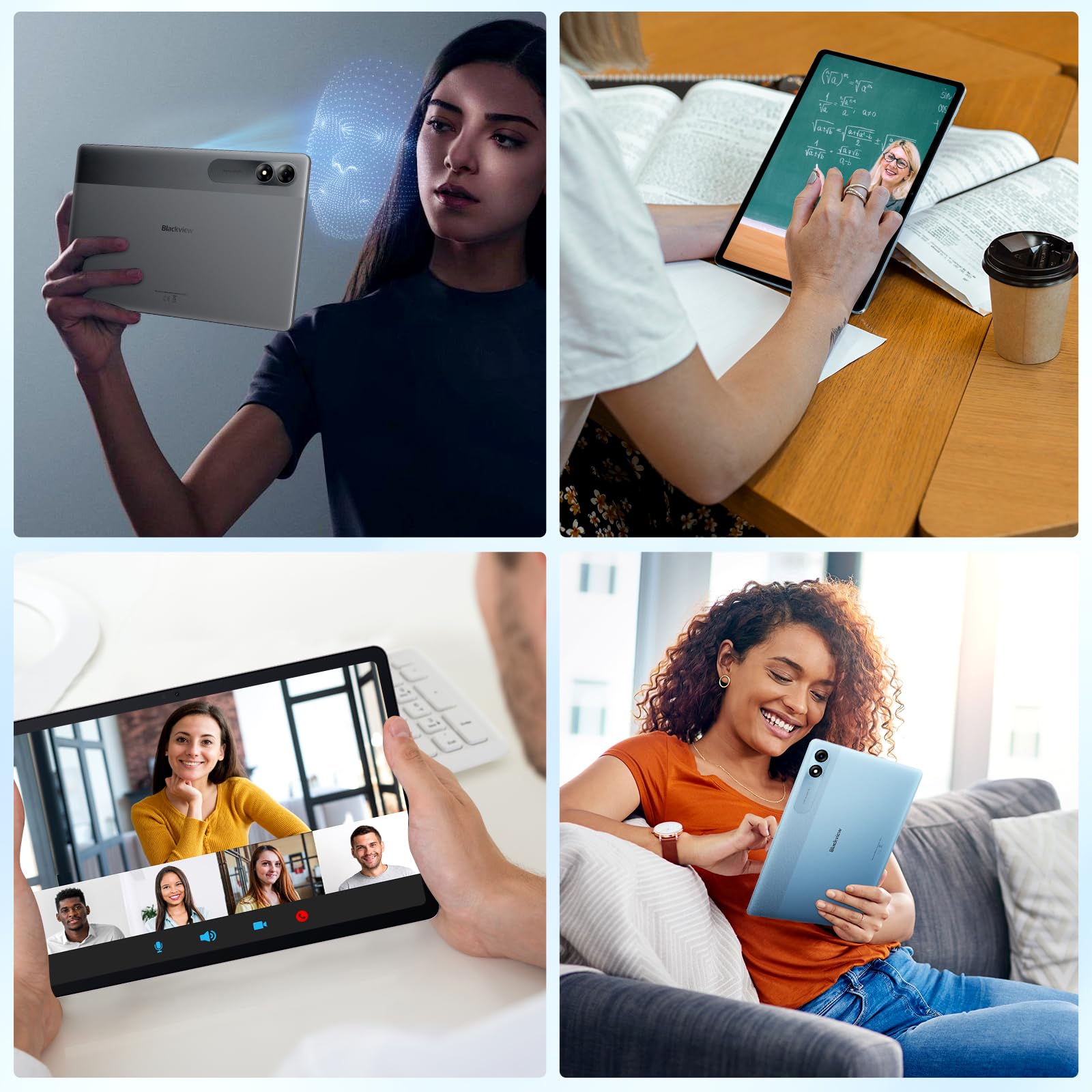 Blackview Tab 90 11-inch Android 14 Tablet - 24GB RAM 128GB ROM (Expandable to 2TB), 4G LTE/5G WiFi, 8200mAh Battery, Dual Camera, Widevine L1 - Perfect for Gaming, Streaming & Productivity on the Go