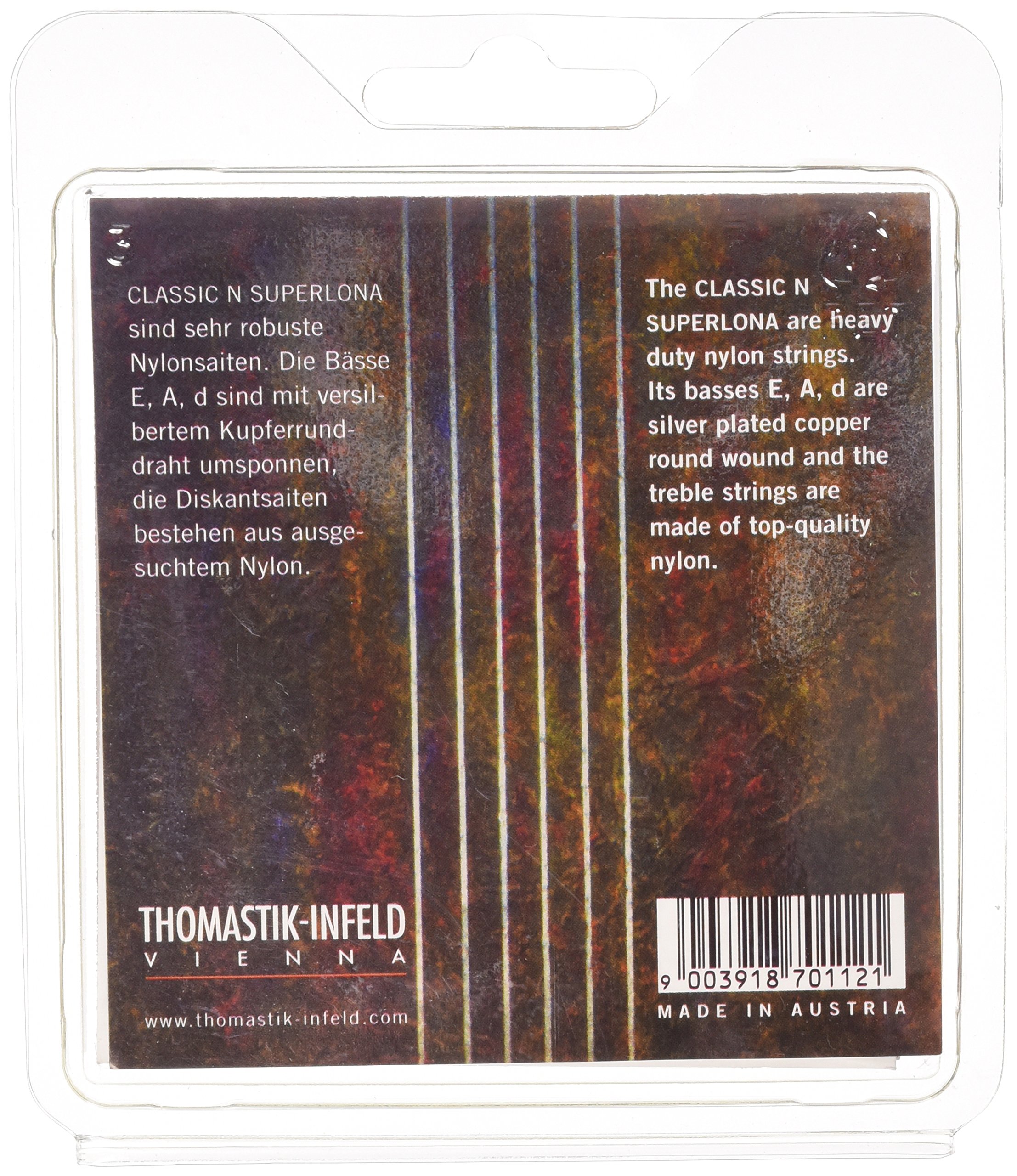 Thomastik-Infeld CR127 Classical Guitar Strings - Nylon 6 String Set (E, B, G, D, A, E) | Premium Quality for Classical & Flamenco Guitar | Perfect for Performances, Practice & Recording Sessions