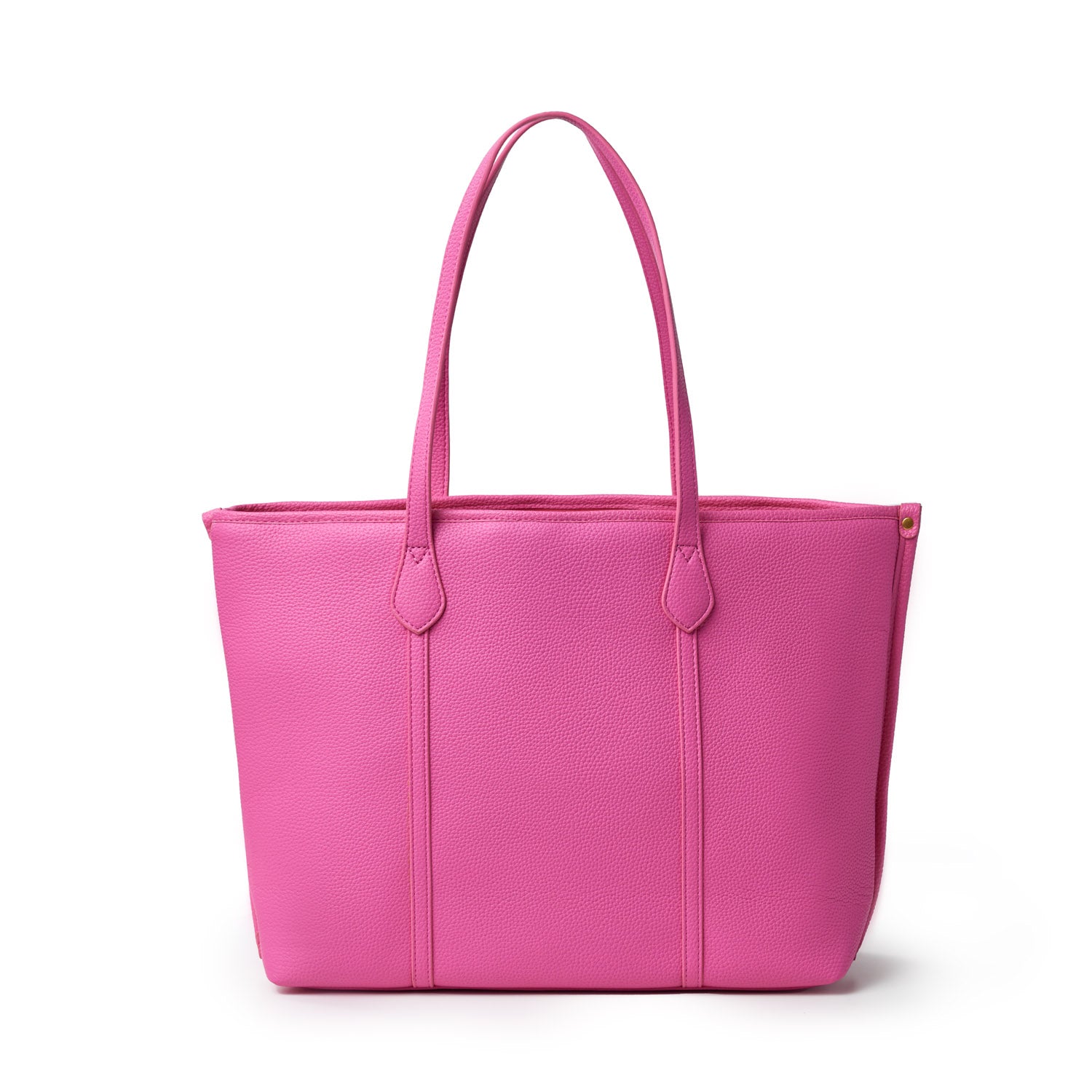 Pebble Sleek Tote Bag - Hot Pink | Stylish & Lightweight Women's Handbag for Work, Travel & Everyday Use