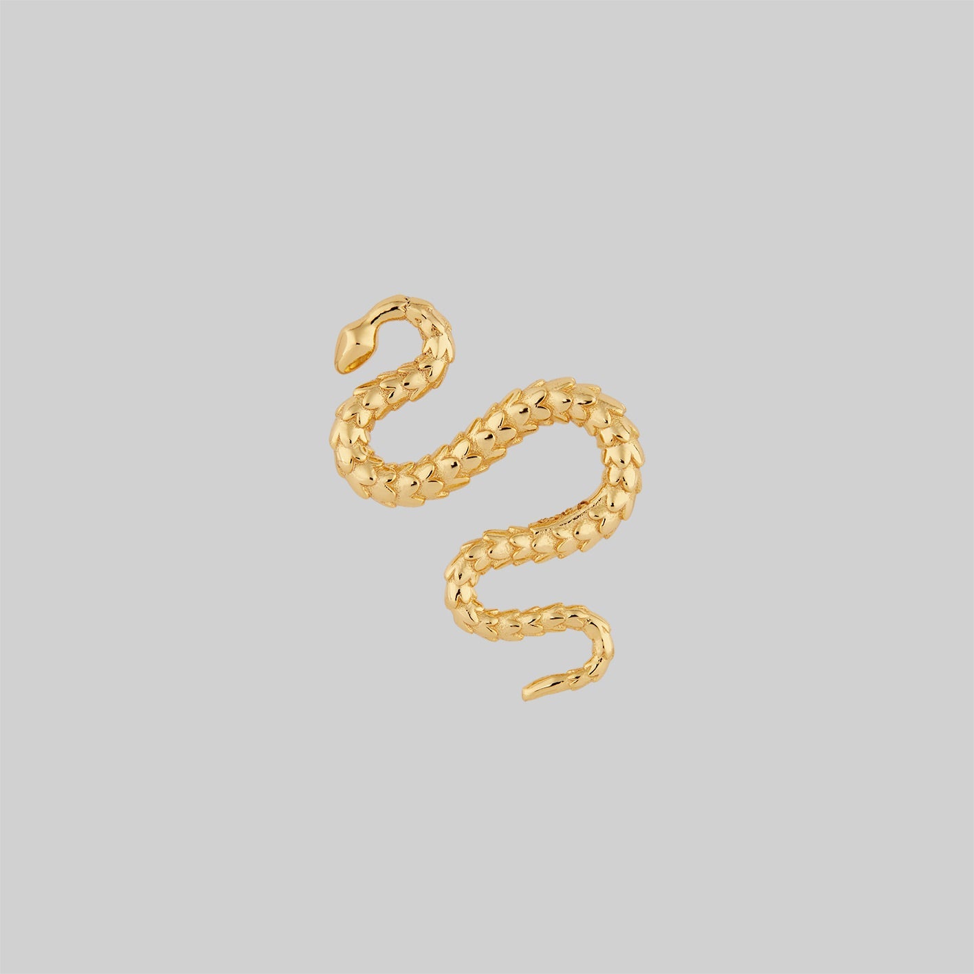 MINERVA Snake Stud Earrings - 14K Gold Plated Hypoallergenic Jewelry for Women | Perfect for Parties, Weddings & Everyday Wear