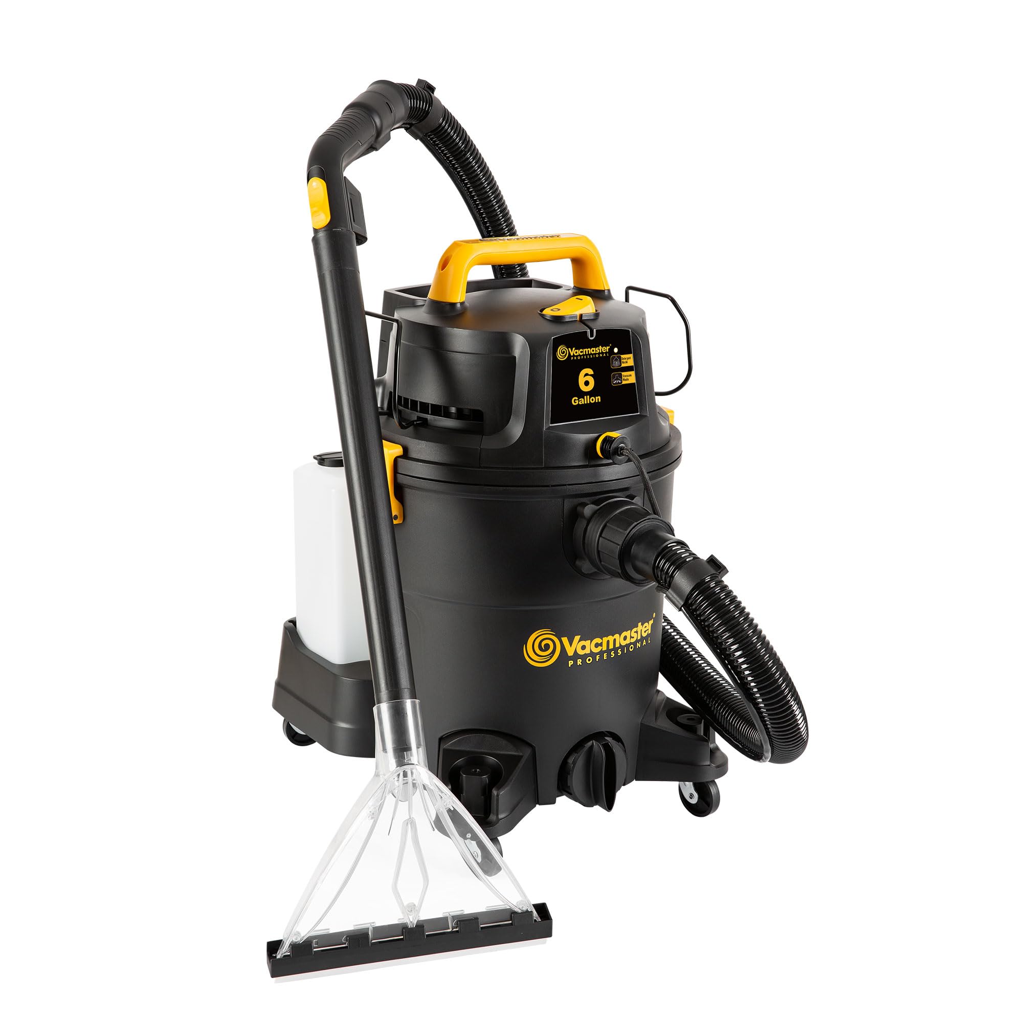 Vacmaster VK609PFR 0201 6 Gallon 5.5 HP 3-in-1 Wet/Dry/Upholstery Shampoo Vacuum Cleaner - Powerful Suction for Carpets, Floors & Furniture Cleaning - Ideal for Home, Garage & Workshop Use