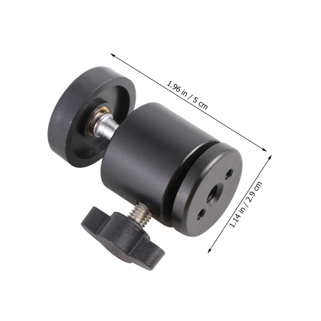 360° Mini Tripod Stand with Ball Head - 2 Pack Compact Camera Tripod for DSLR, Smartphone, GoPro - 1/4