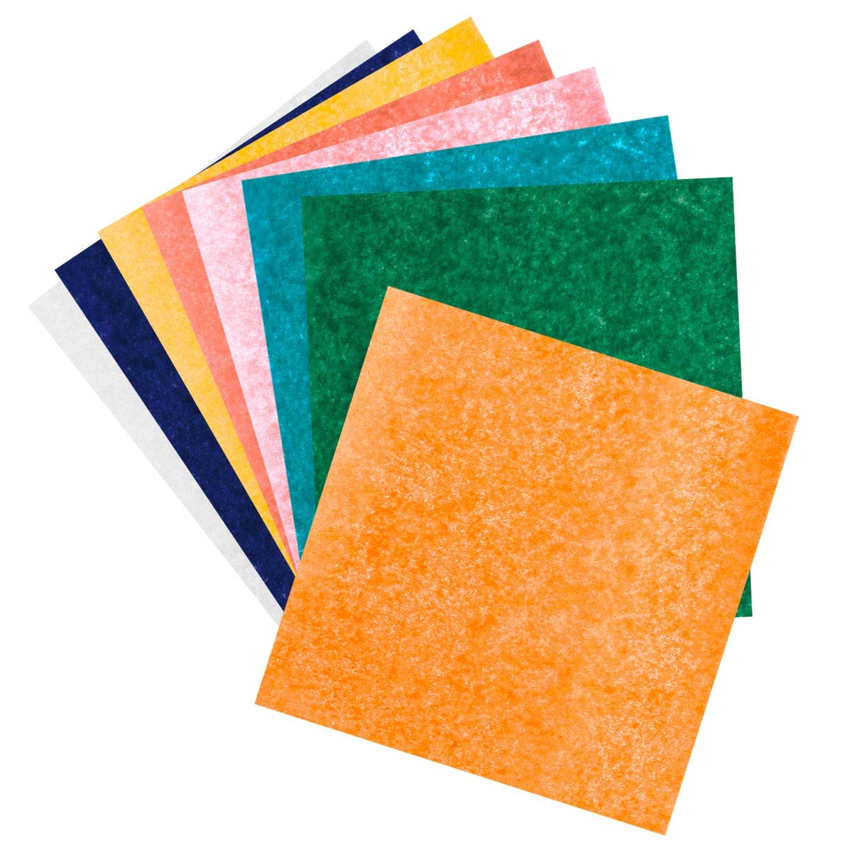 TCDesignerProducts 300-Pack 5.5 Inch Square Scarlet Tissue Pomps - Parade Float Decorations, Party Supplies & Trailer Decor for Mardi Gras, Homecoming & Festive Celebrations