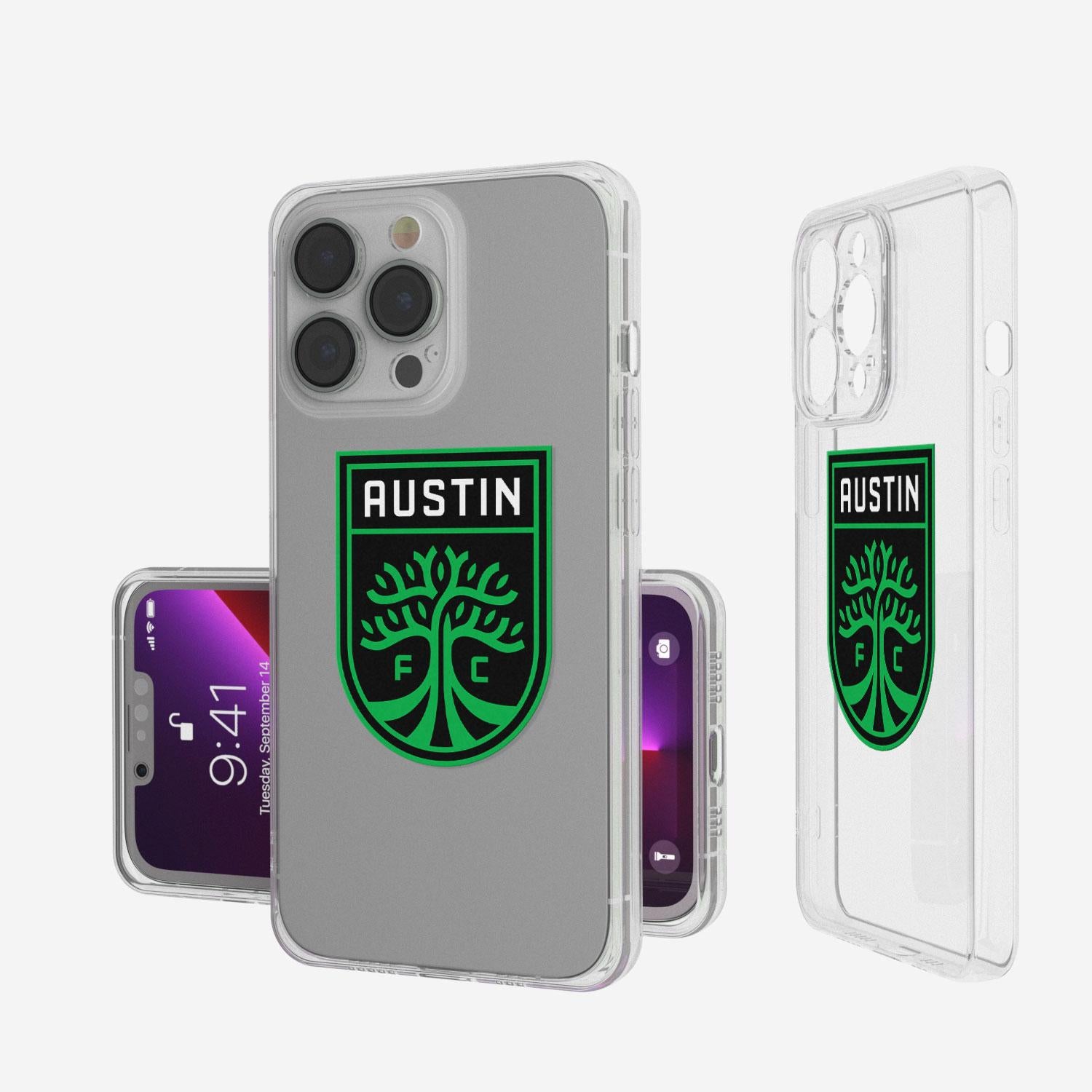 Austin FC Insignia Clear Phone Case - Durable Protective Cover for iPhone & Samsung - Perfect for Fans, Games & Everyday Use
