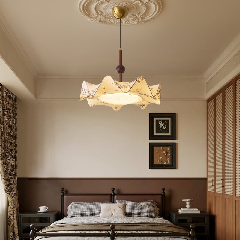 Bellara Pendant Light - Modern Glass Hanging Lamp for Kitchen Island, Dining Room & Bedroom Lighting | Dimmable LED Ceiling Fixture with Adjustable Height