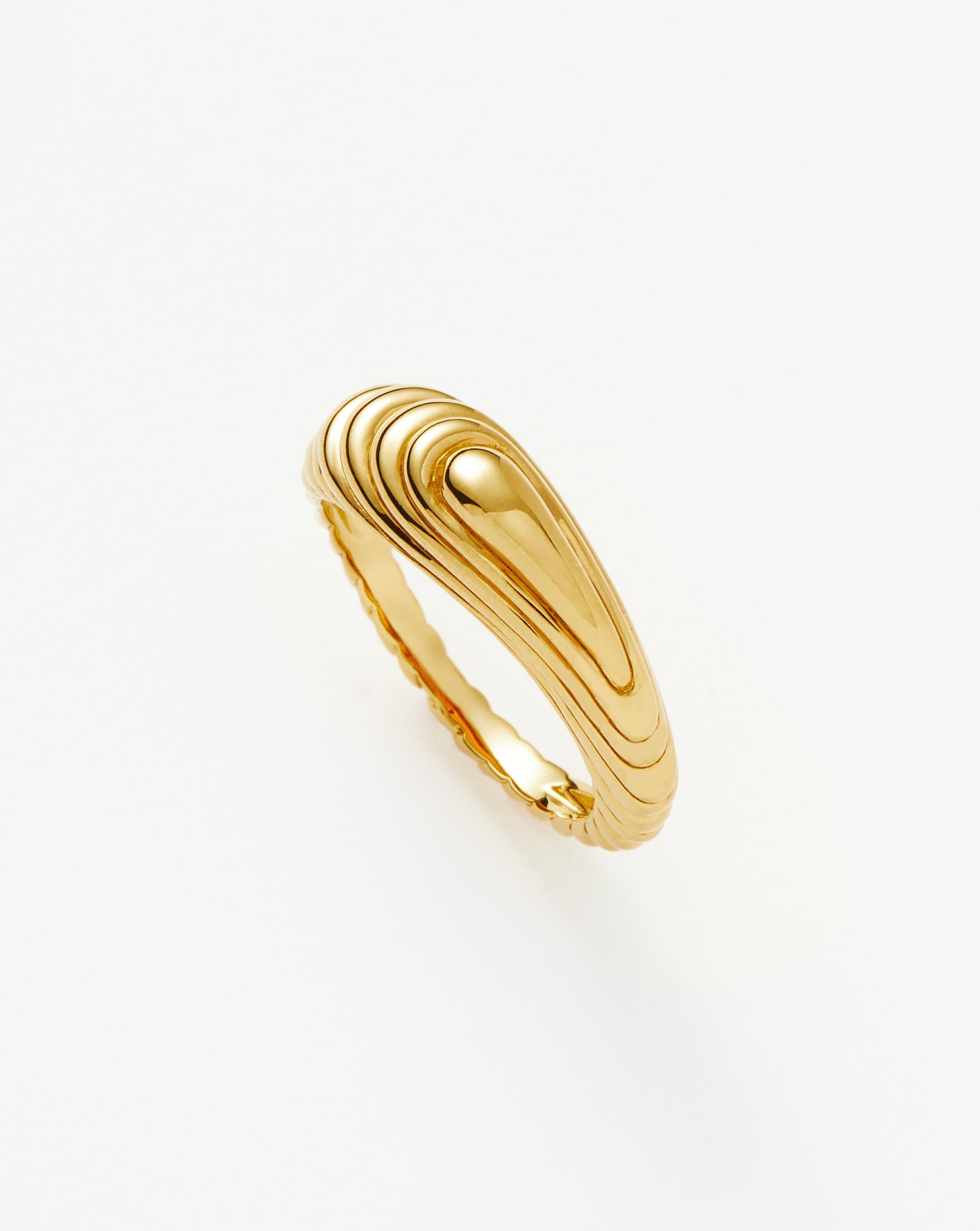Wavy Ridge Stacking Ring Set - Trendy Boho Jewelry for Women - Perfect for Layering & Everyday Wear