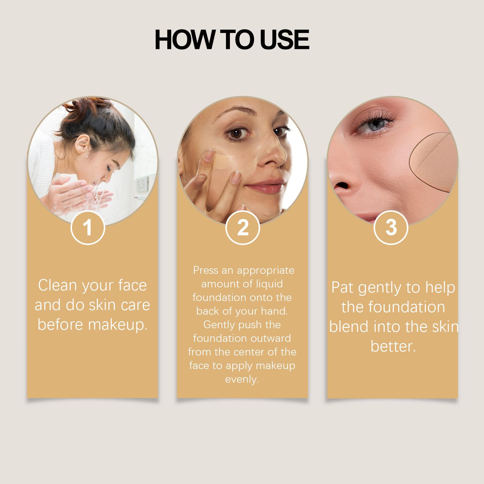 Glowari Color Changing Foundation with SPF - Adjusts to Your Skin Tone, Hydrating & Sun Protection for Mature Skin | Perfect for Daily Makeup & Special Occasions