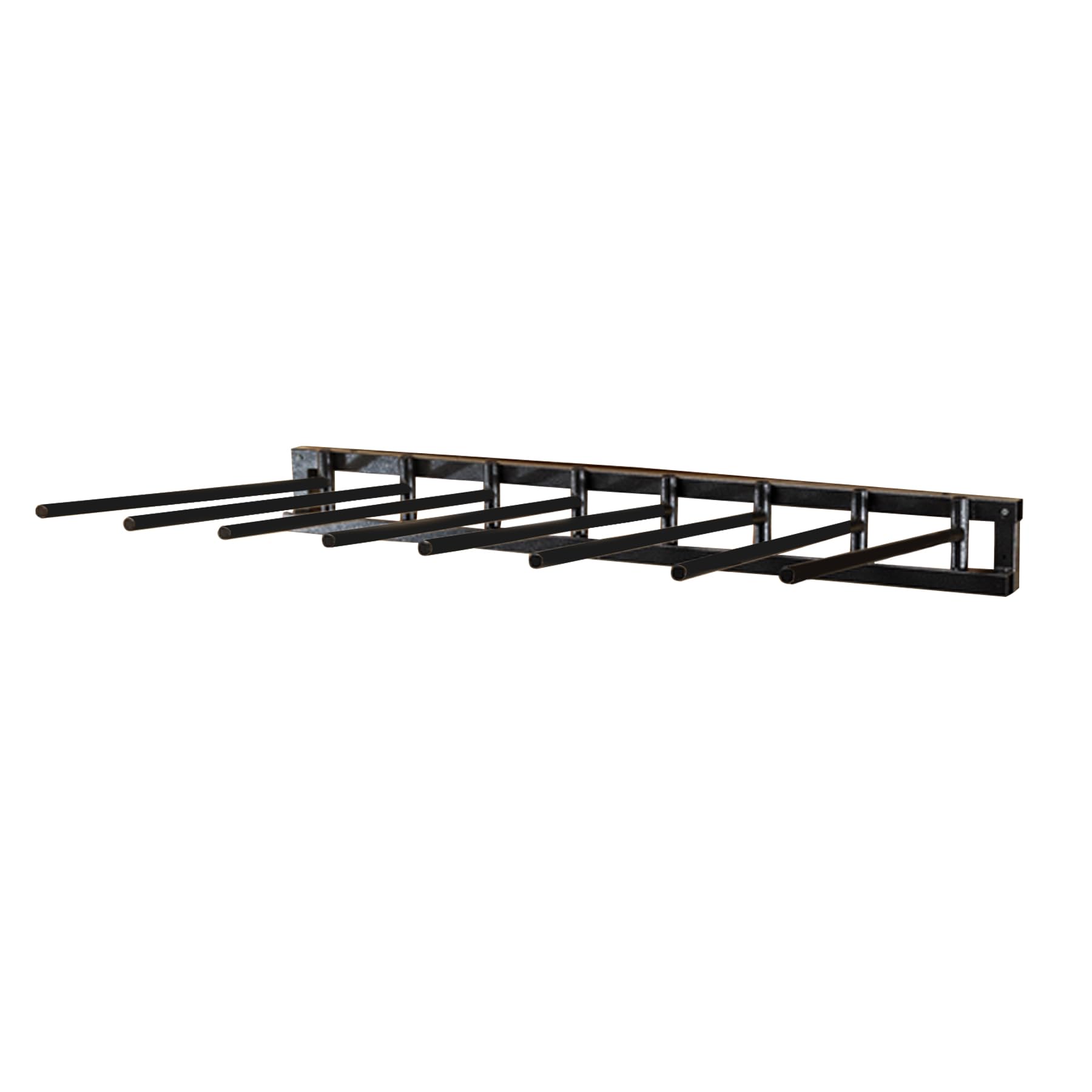 Pro Series Swinging Blanket Bar & Saddle Pad Rack - Heavy Duty Horse Blanket Organizer with 7-Year Warranty - Gray Armor Finish - Perfect for Barn, Stable & Equestrian Storage
