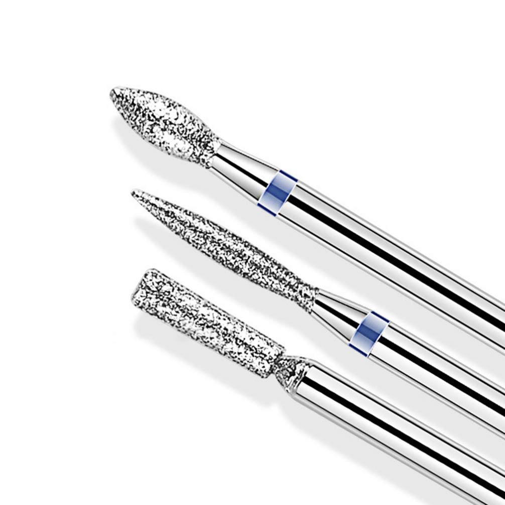Beaupretty 10pcs Faux Nails Diamond Drill Bits Set - Professional Nail Grinding Heads & Polishing Manicure Drill Tools for Acrylic, Gel & Natural Nails - Perfect for Home Salon, Nail Art & Professional Manicure