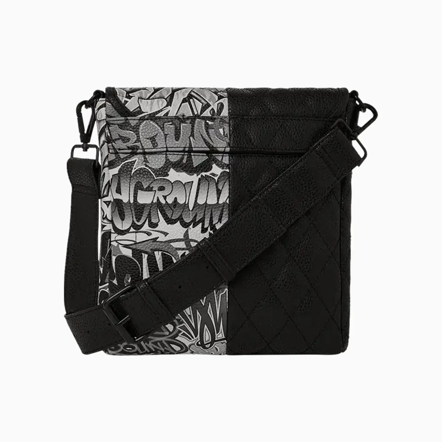 Dark Wave Messenger Bag for Men & Women - Waterproof Crossbody Shoulder Bag - Perfect for Work, Travel & Daily Commute