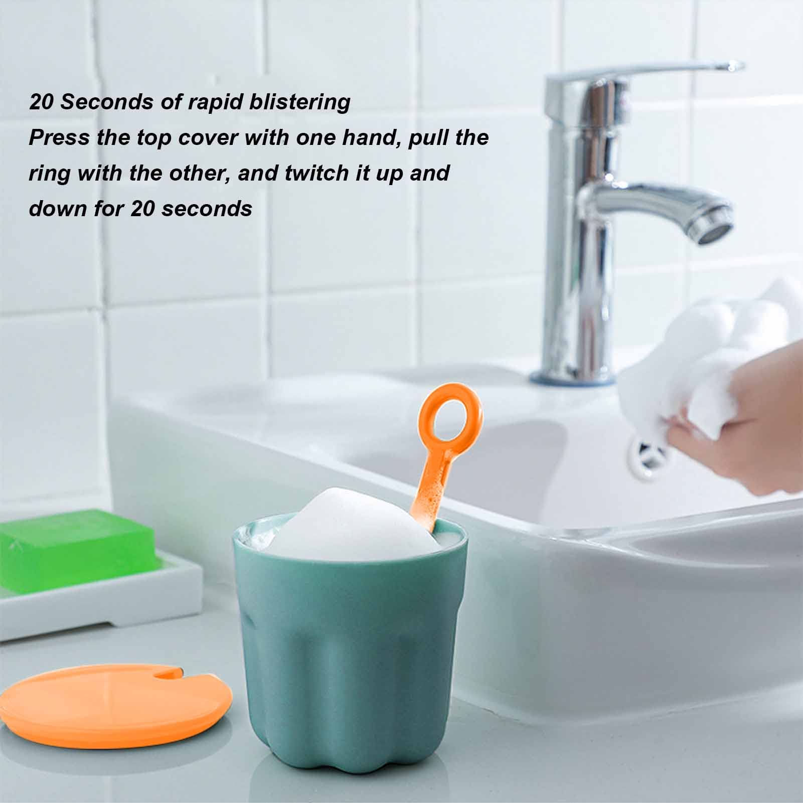 Lightweight Plastic Face Wash Foamer - Rich Creamy Foam Maker for Facial Cleansing | Travel-Friendly Foam Whip Maker for Women | Perfect for Daily Skincare Routine & Travel Essentials