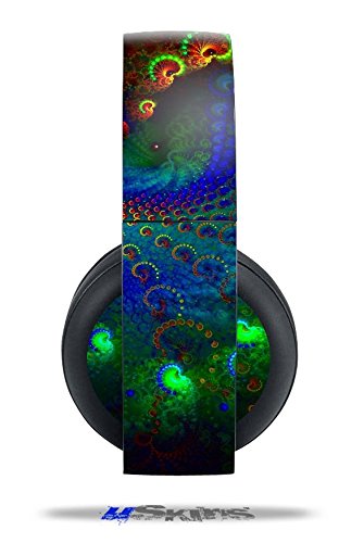 Premium Vinyl Decal Skin Wrap Compatible with Sony PlayStation 4 Gold Wireless Headphones - Custom Protective Cover (PS4 Headphones Not Included) - Perfect for Gaming, Travel & Headphone Protection