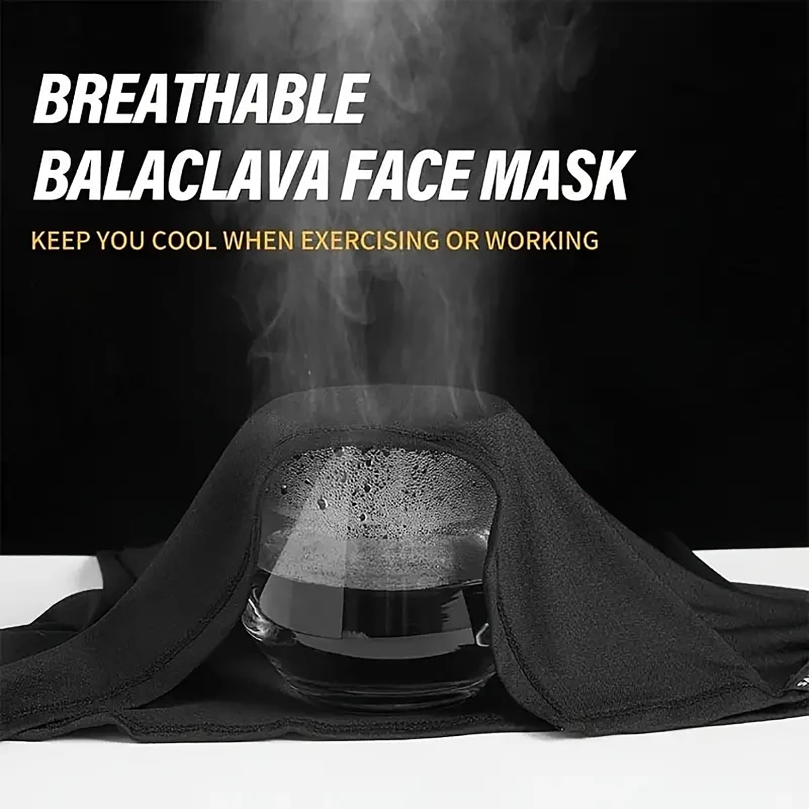 Breathable Summer Balaclava - Full Face Mask for Sun & Wind Protection - UV Shield for Motorcycle, Fishing, Sports - Men & Women Outdoor Activities Gear