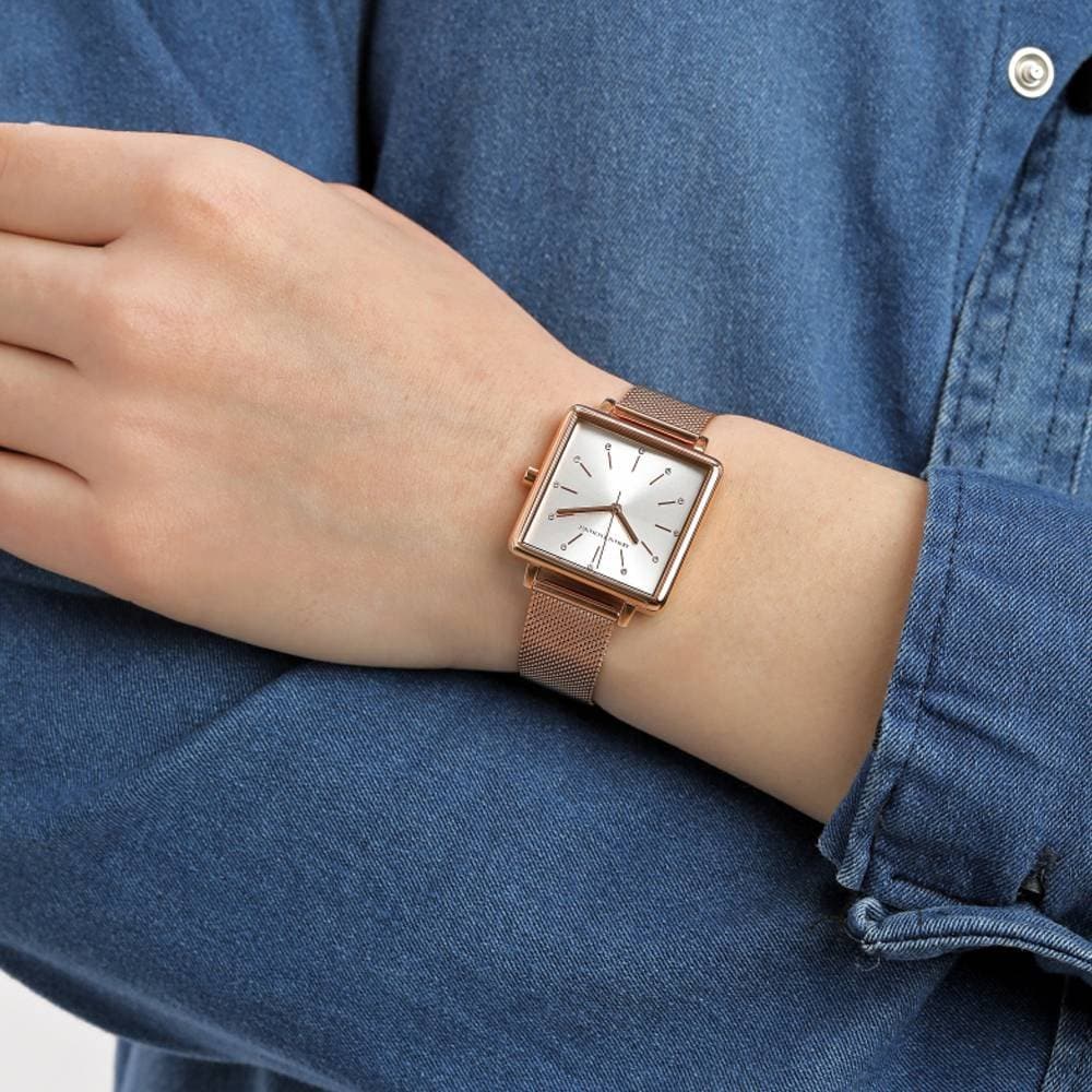 ARMANI EXCHANGE AX5802 Women's Stainless Steel Fashion Watch with Chronograph & Date Display - Perfect for Office, Party & Everyday Wear