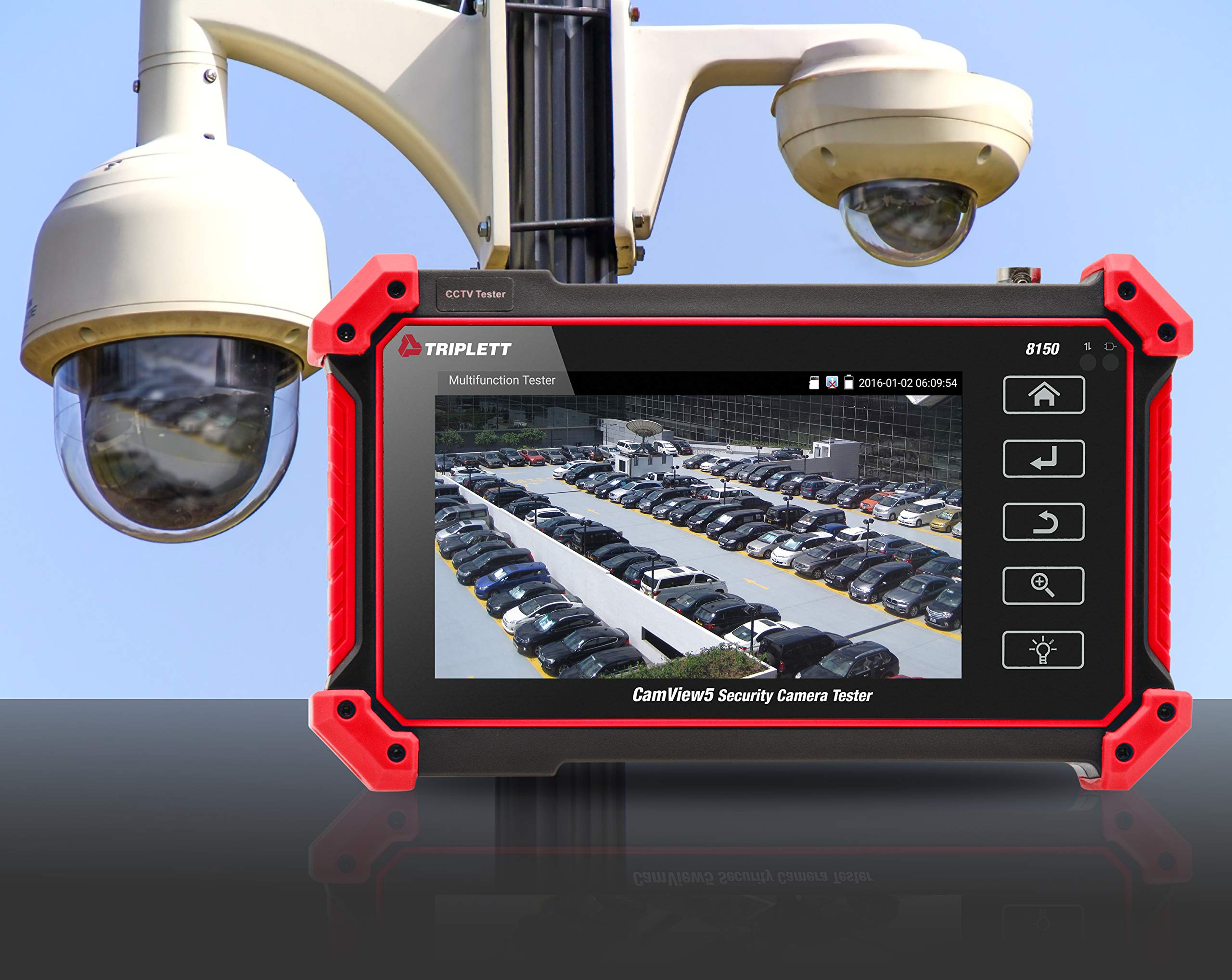 Triplett 8150 CamView IP Pro 5 CCTV Security Camera Tester with 5