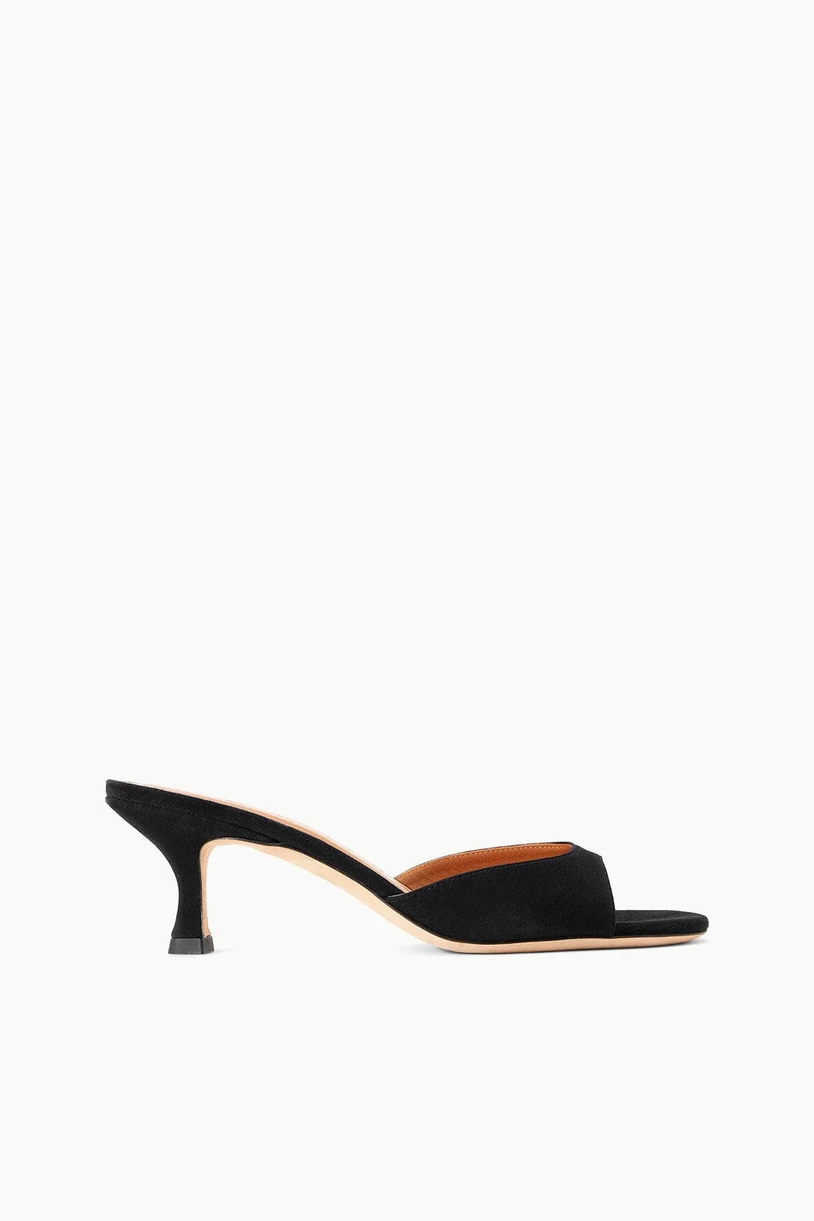 Brigitte Mule Black Suede Women's Comfortable Slip-On Shoes for Work, Office & Casual Wear
