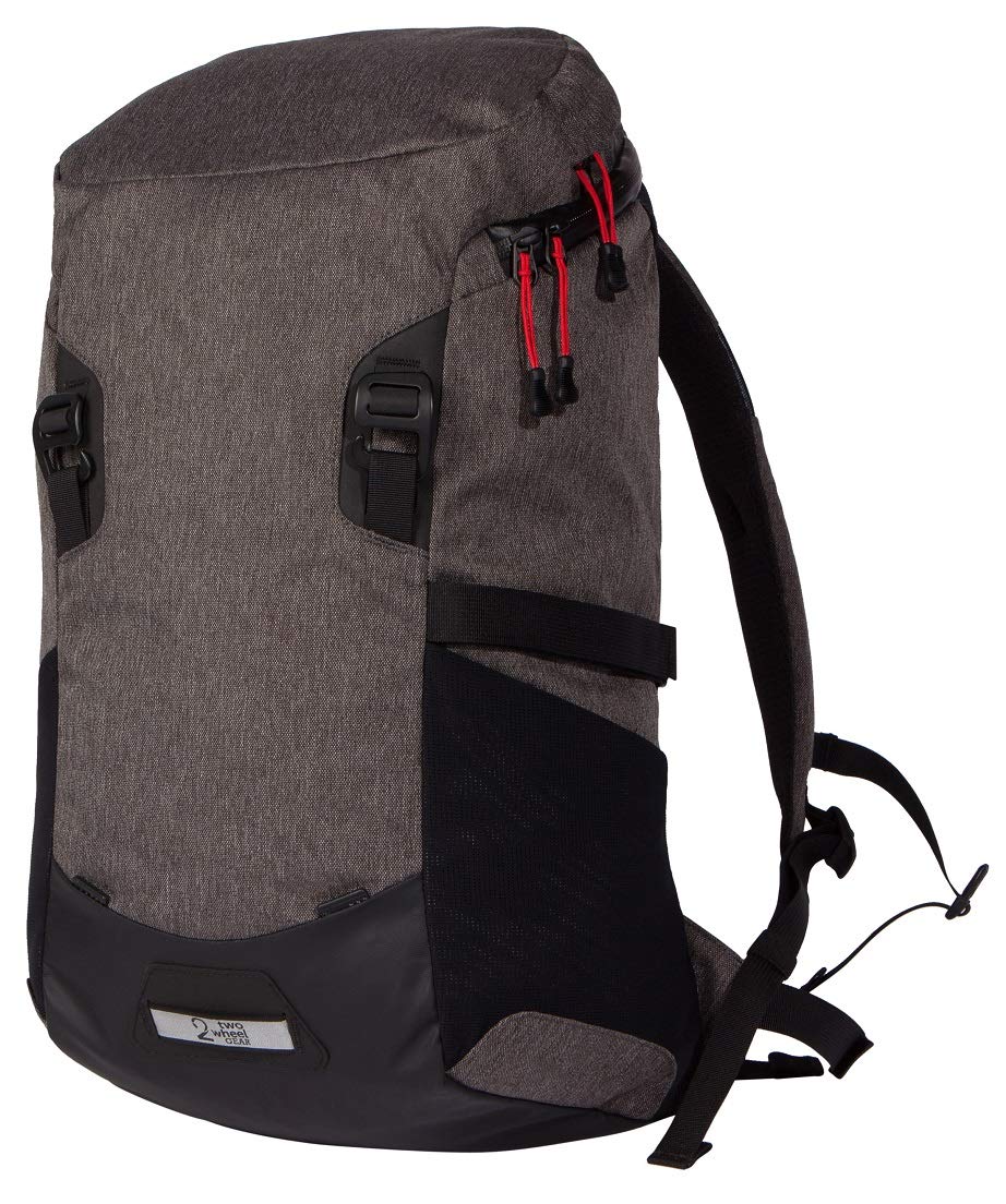 Two Wheel Gear Commuter Laptop Backpack - Water Resistant 26L with Padded 15in Laptop Compartment | Durable Travel Backpack for Work, Cycling, Hiking & Daily Use | Graphite Gray Backpack for Professionals & Students