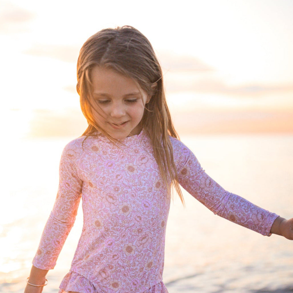 Long Sleeve Swimsuit for Women - UPF 50+ Sun Protection, Goldie Design | Beach, Pool & Water Sports Wear