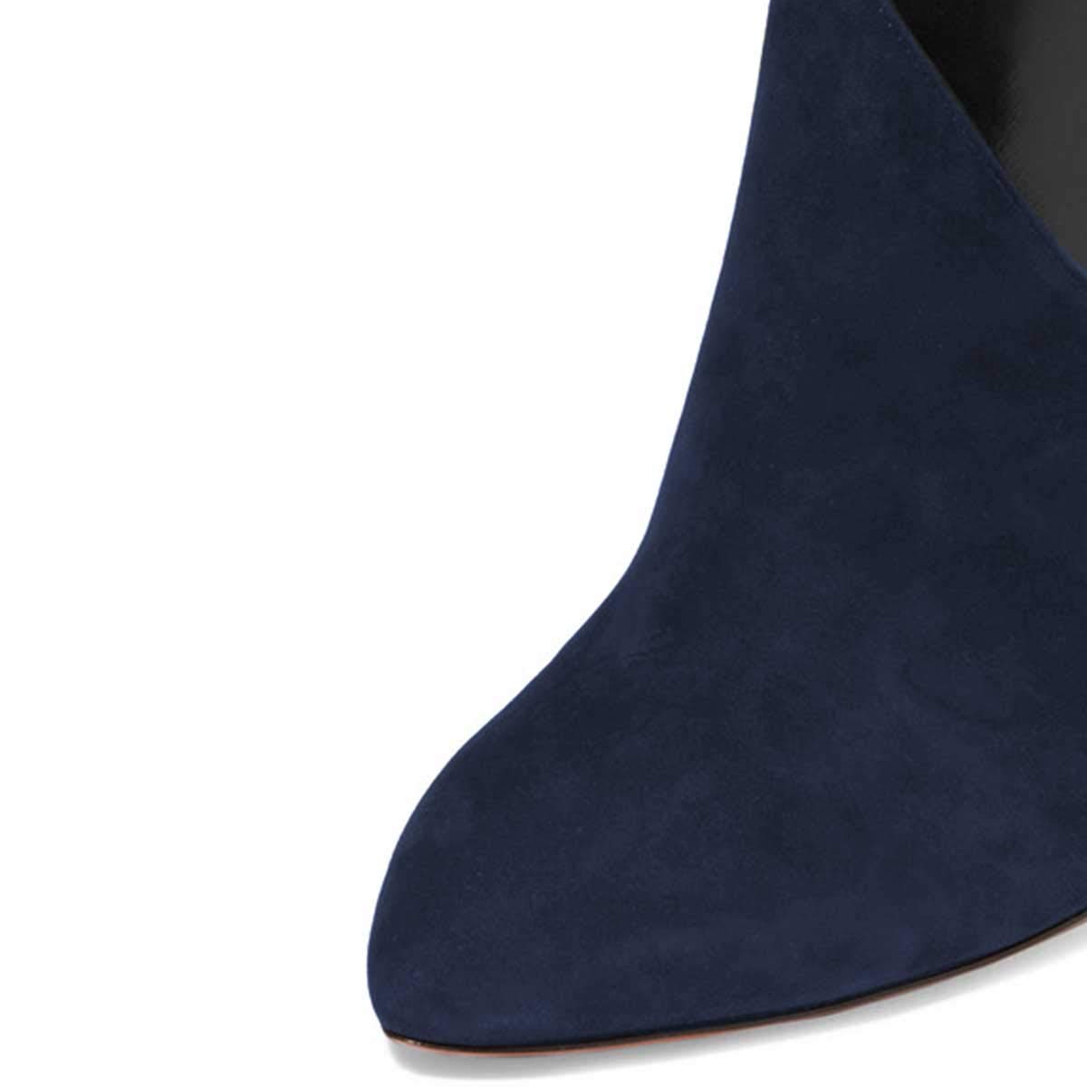 FSJ Women's Fashion Closed Toe Ankle Boots - Lace Up Bowknot High Heel Pumps Stilettos for Winter, Office & Wedding - Size 4-15 US - Perfect for Work, Parties & Special Occasions