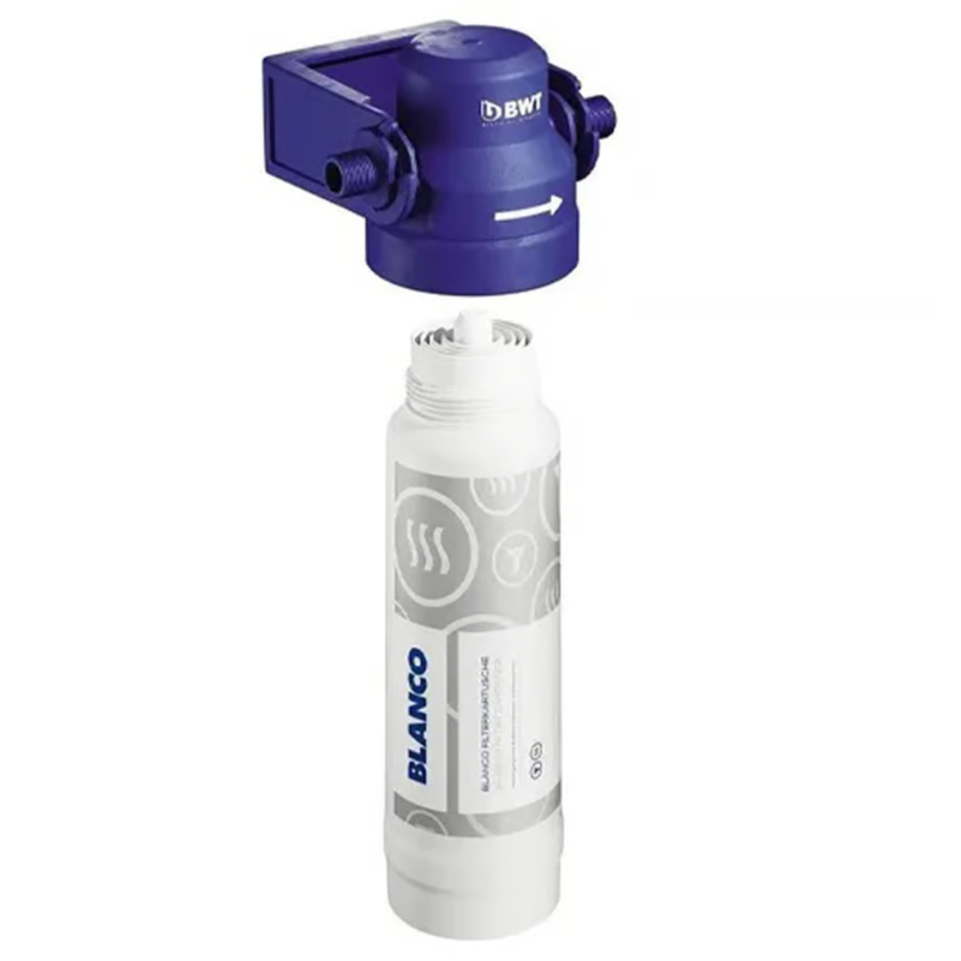 Blanco BWT Water Filter System for Faucets - Compatible with FONTAS Taps | High-Quality Filtration for Clean Drinking Water | Perfect for Kitchen, Home & Office Use