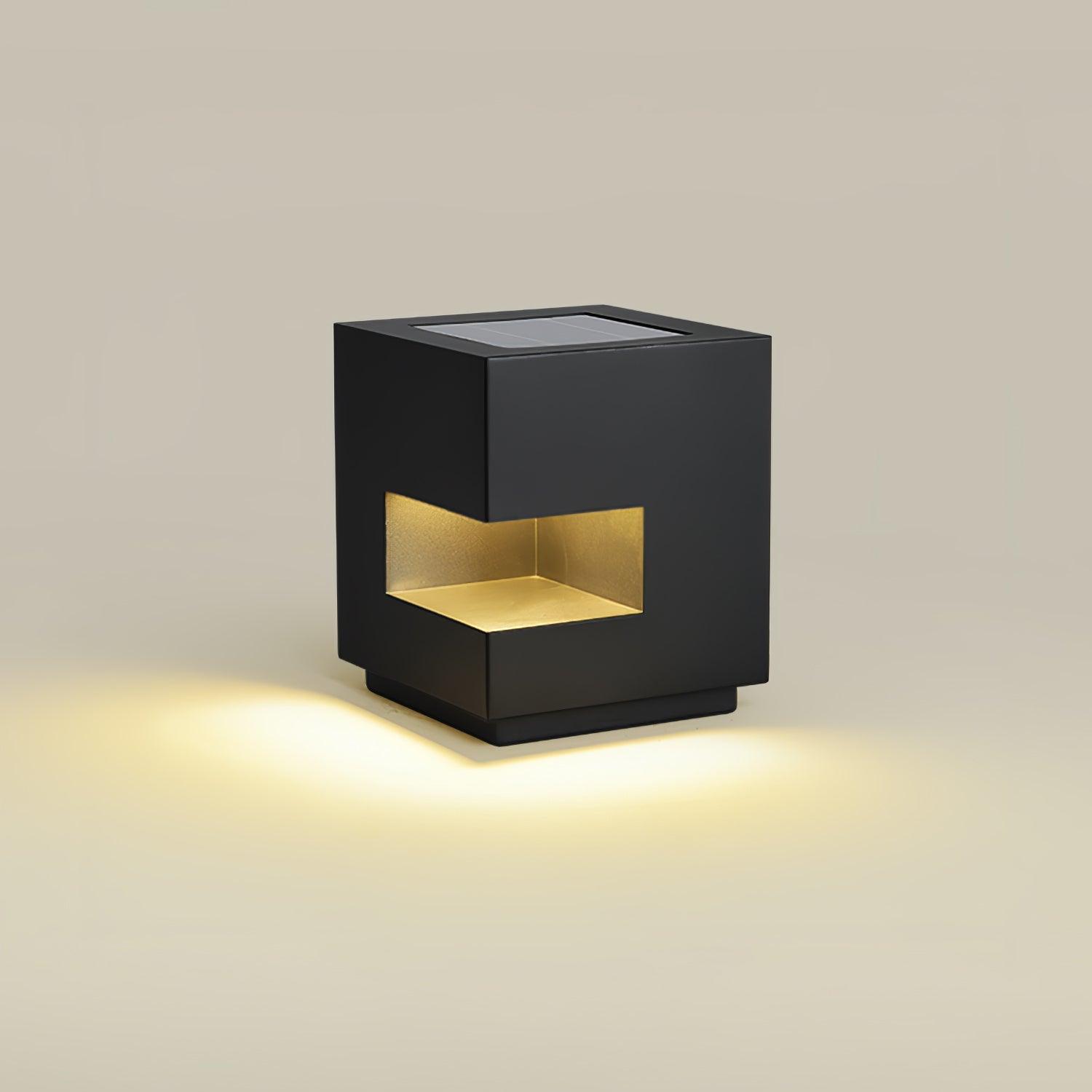 Regular Cube Post Outdoor Light - Durable LED Landscape Lighting for Garden, Pathway, and Patio - Perfect for Backyard, Driveway, and Deck Illumination