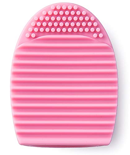 Trendy Club Makeup Brush Cleaner - Silicone Cleaning Tool for Washing & Drying Cosmetic Brushes - Random Color - Perfect for Home & Professional Makeup Artists
