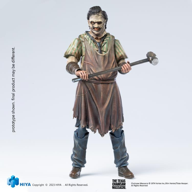 1/18 Scale HIYA 4-Inch Action Figure - The Texas Chainsaw Massacre (2003) Leatherface Collectible - Horror Movie Character Model for Display & Collection - Perfect for Horror Fans & Action Figure Enthusiasts