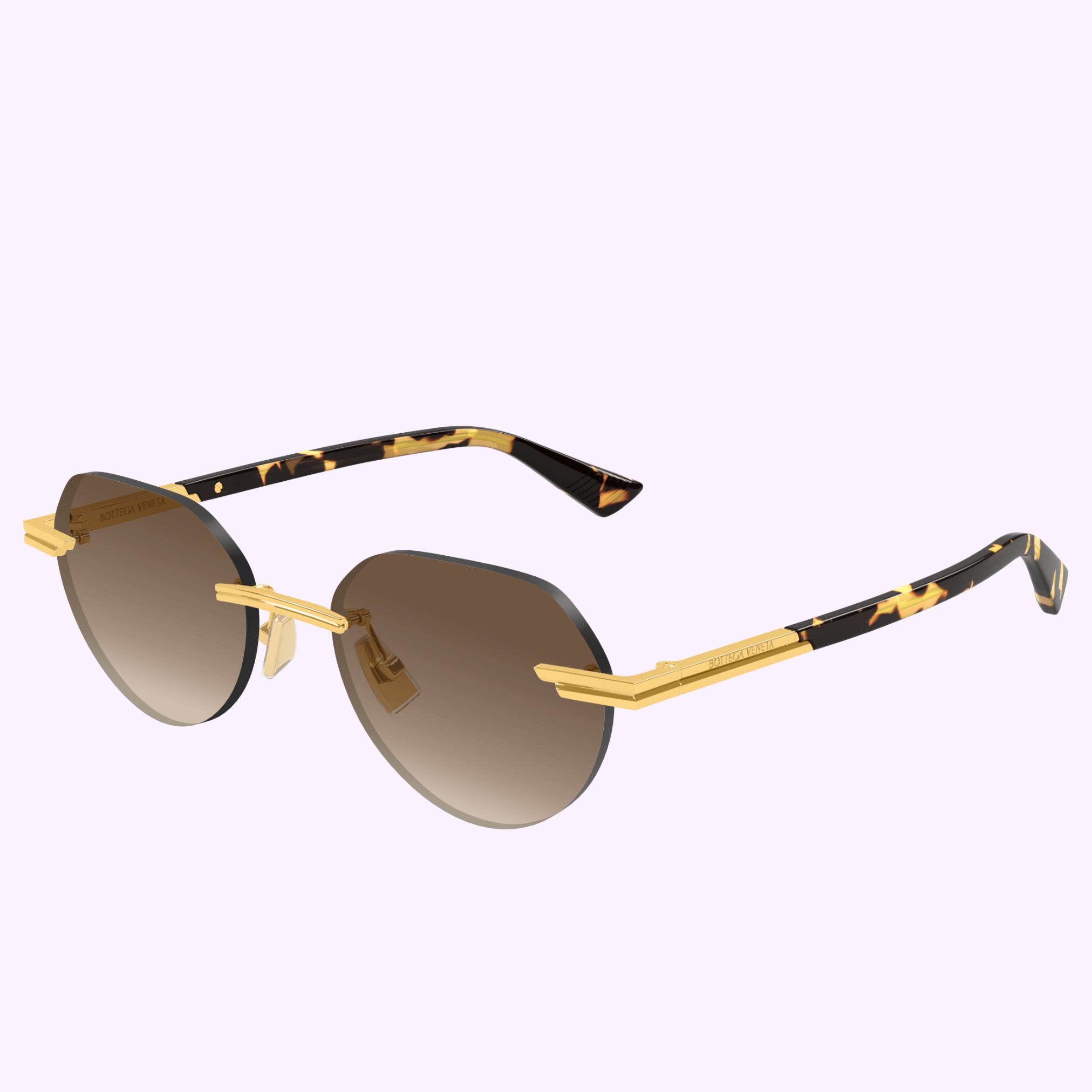 Bottega Veneta BV1379S 003 Ribbon Sunglasses for Men - 51mm Frame - UPC 889652546391 | Luxury Designer Shades for Driving, Travel & Fashion