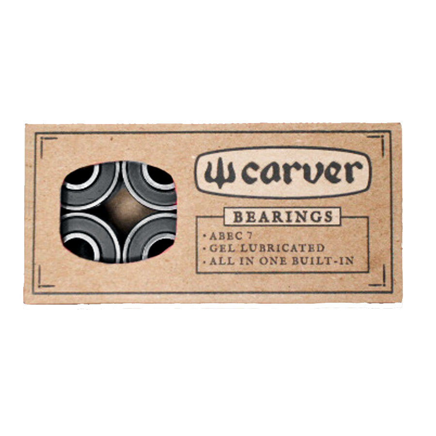 Premium Carver ABEC 7 Skateboard Bearings - High Speed Precision Bearings for Longboard, Cruiser & Skateboard - Smooth Ride for Commuting, Downhill & Street Skating