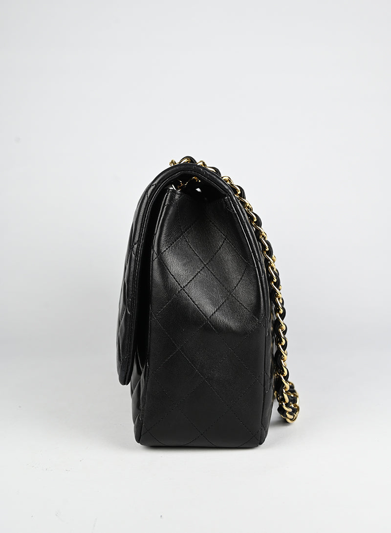 Chanel Timeless Jumbo Black Leather Handbag - Luxury Designer Tote Bag for Women, Perfect for Work, Travel & Evening Events