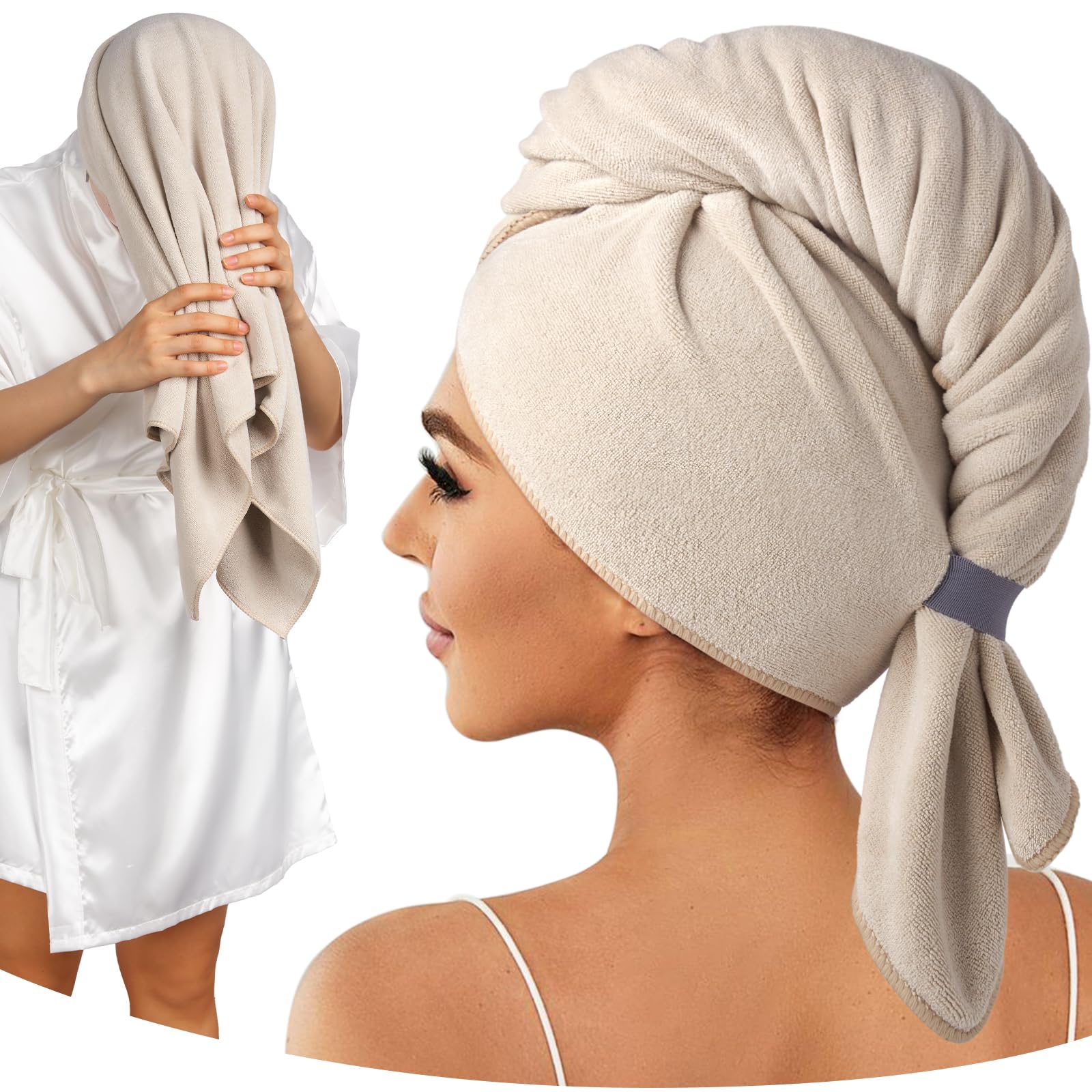 Umisleep 100% Microfiber Hair Towel Wrap - 41