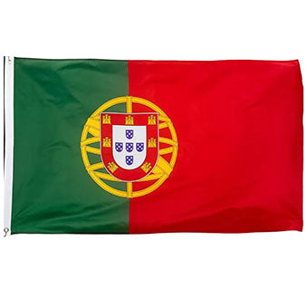 Portugal Flag 90x150cm - Premium Polyester Outdoor/Indoor Flag for Sporting Events, National Holidays & Home Decoration