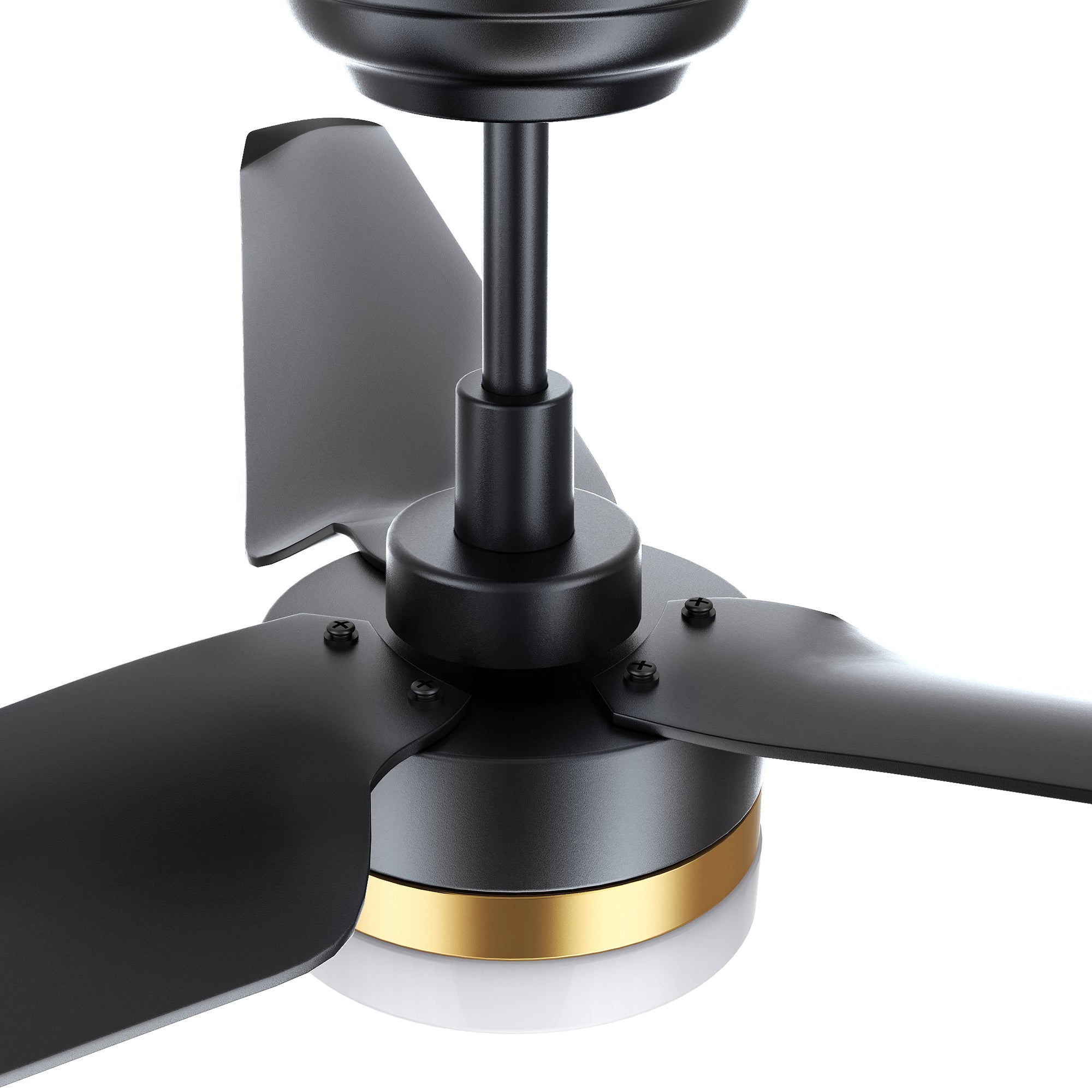 52 Inch Smart Ceiling Fan with LED Light and Remote Control - Quiet DC Motor, Energy Efficient, App & Voice Control for Bedroom, Living Room, Office
