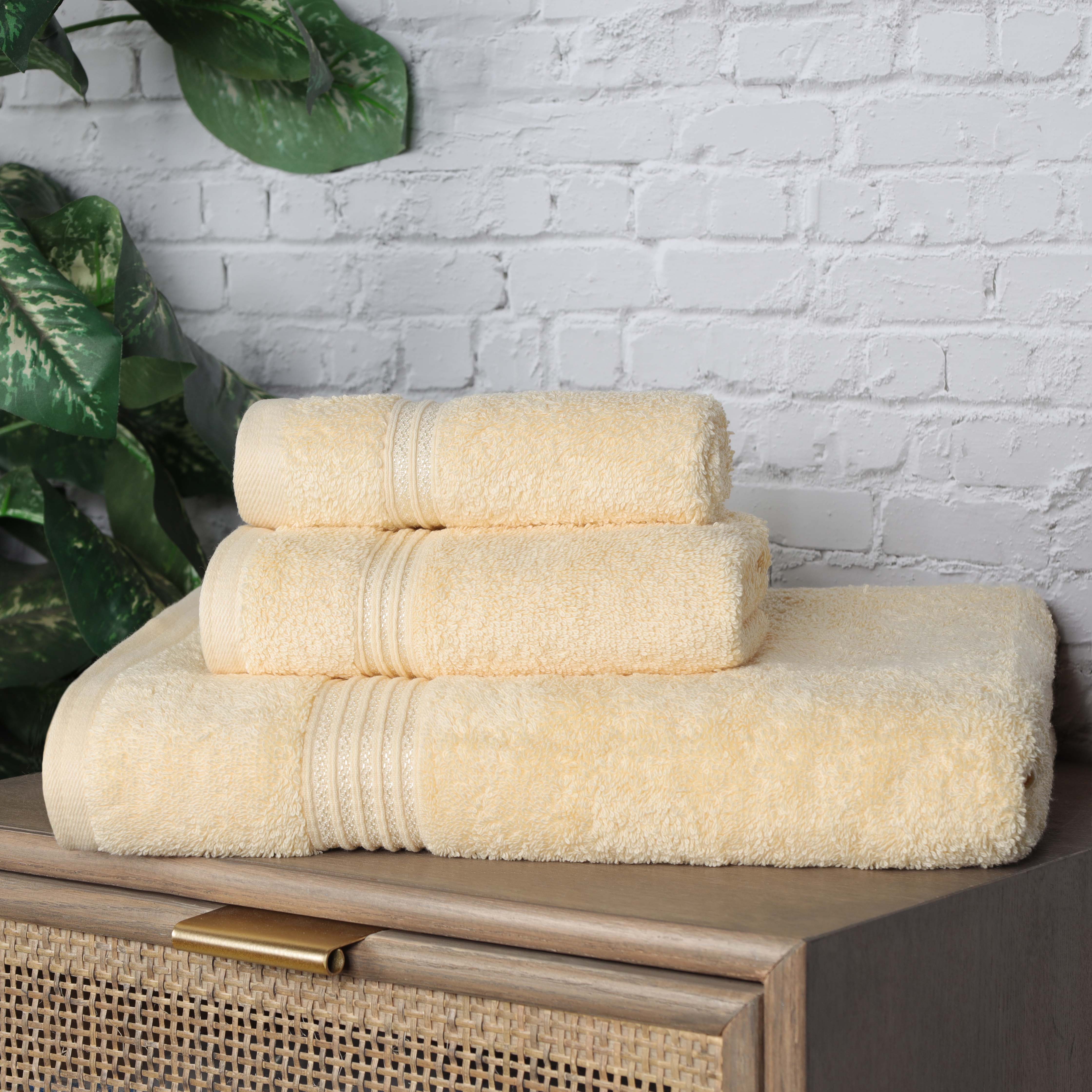 Premium Egyptian Cotton 3-Piece Towel Set - Ultra Soft, Highly Absorbent Bath Towels for Spa, Bathroom & Luxury Home Use