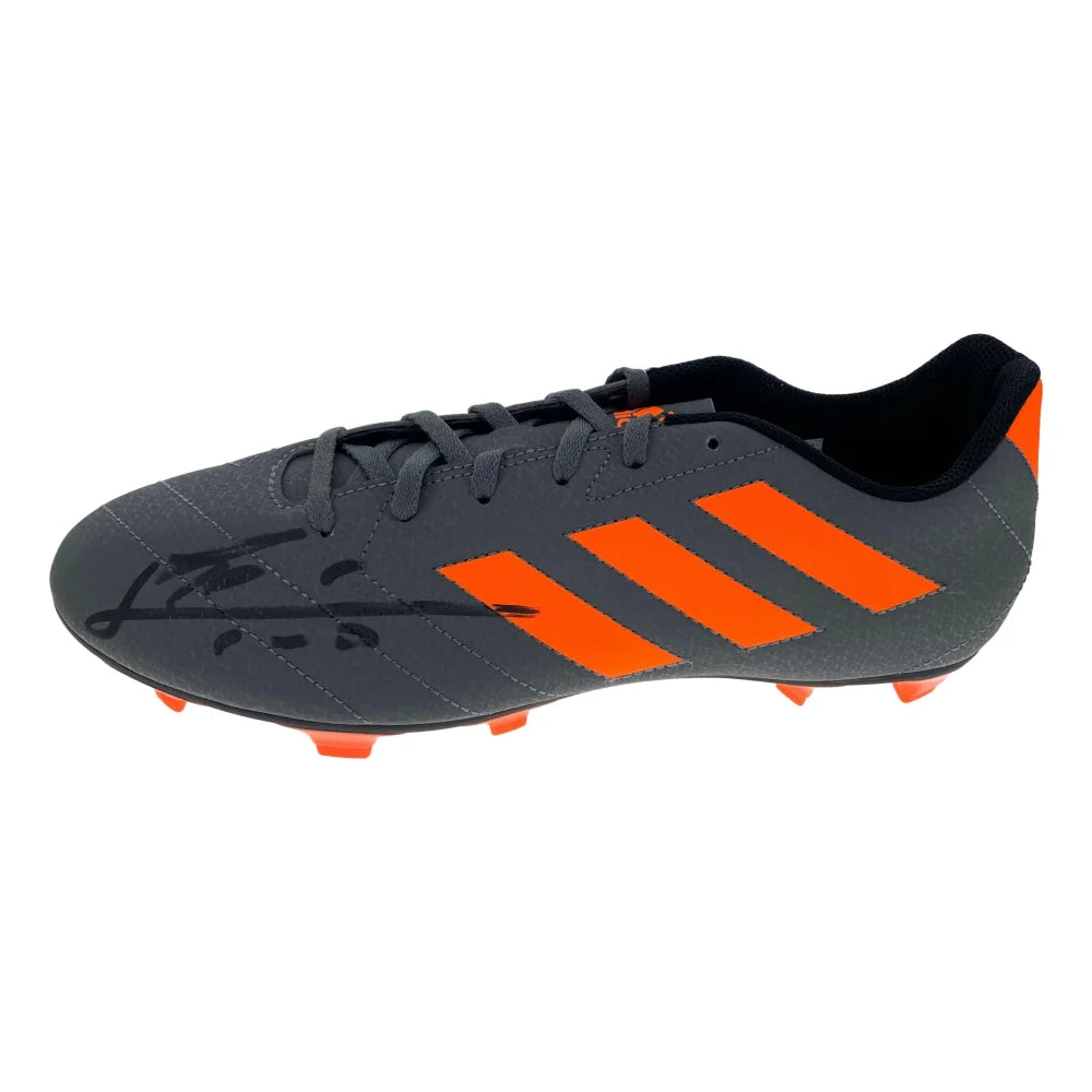 Authentic Leo Messi Autographed Adidas Soccer Cleats - Certified COA by Beckett - PSG & Barcelona Memorabilia - Perfect for Football Collectors & Sports Fans Display