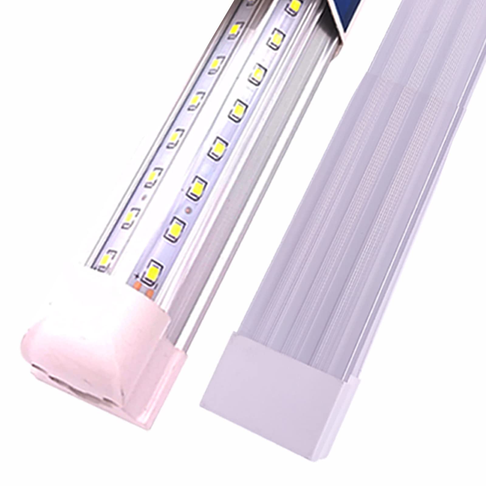 3Ft Linkable LED Shop Light - 35 Inch 28W Tube Lights, 3' Cooler Door Lighting with 36'' Integrated T8 Bulbs, 6500K 3600LM Daylight White, AC85-277V - Perfect for Ceiling, Utility Strip Bar Lamp & Indoor Commercial Spaces (Garage, Warehouse, Retail Stores)