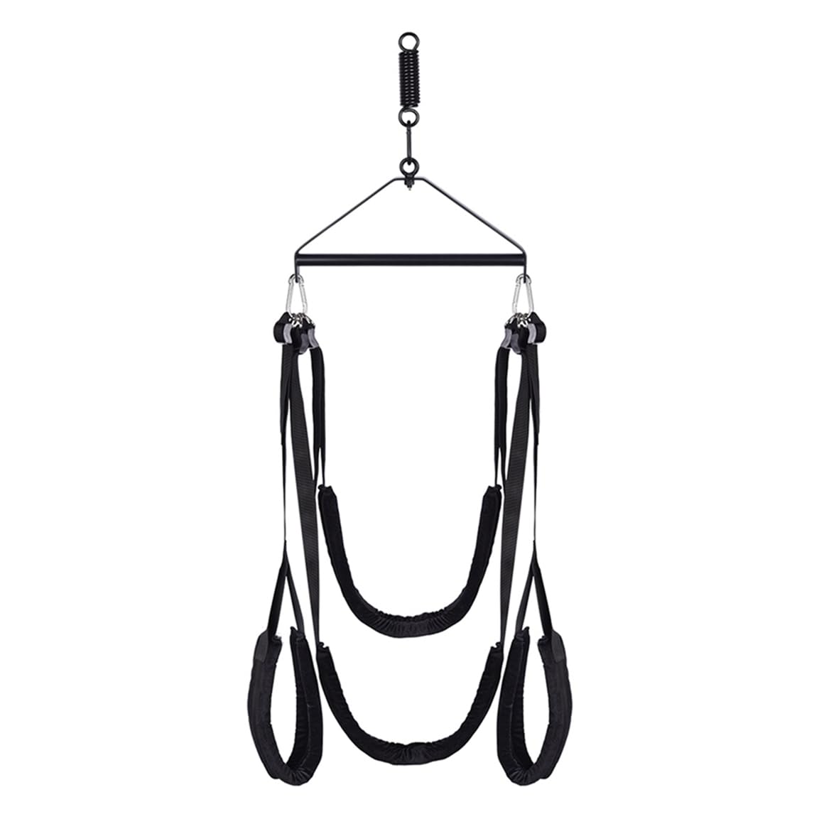 Heavy Duty Ceiling Sex Swing Stand for Adults - Adjustable 360 Degree Swivel Suspension Kit with Comfortable Seat Frame & Secure Straps - Perfect for Indoor Bondage, BDSM Play and Spice Up Your Bedroom Life