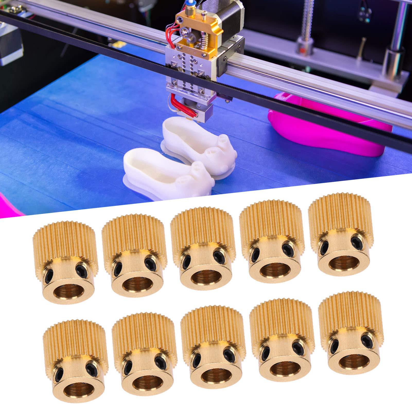 High-Quality 3D Printer Extruder Gear - Durable Extrusion Gear for Smooth Printing - Compatible with Most 3D Printers - Perfect for Industrial Applications & DIY 3D Printing Projects - Ideal for Home, Office, and Workshop Use