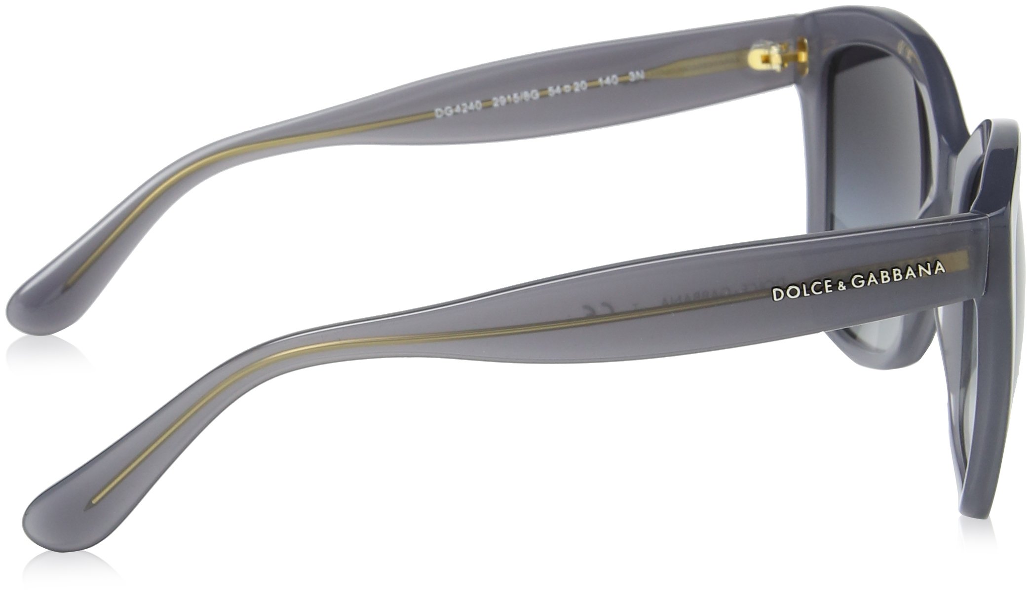 Dolce & Gabbana Opaline Grey Women's Fashion Sunglasses - UV Protection Luxury Designer Shades for Women, Perfect for Beach, Driving & Outdoor Activities