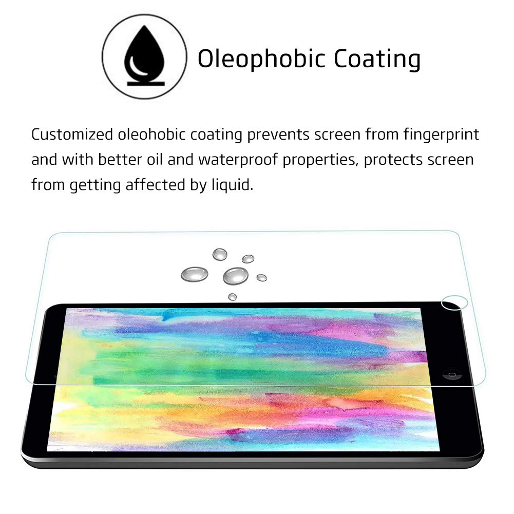 Kinokoo Tempered Glass Screen Protector for iPad 10.2-inch (7th Generation 2019) - Anti-Scratch, Blue Light Blocking, HD Clear Protection [2-Pack] - Perfect for Work, Study & Entertainment