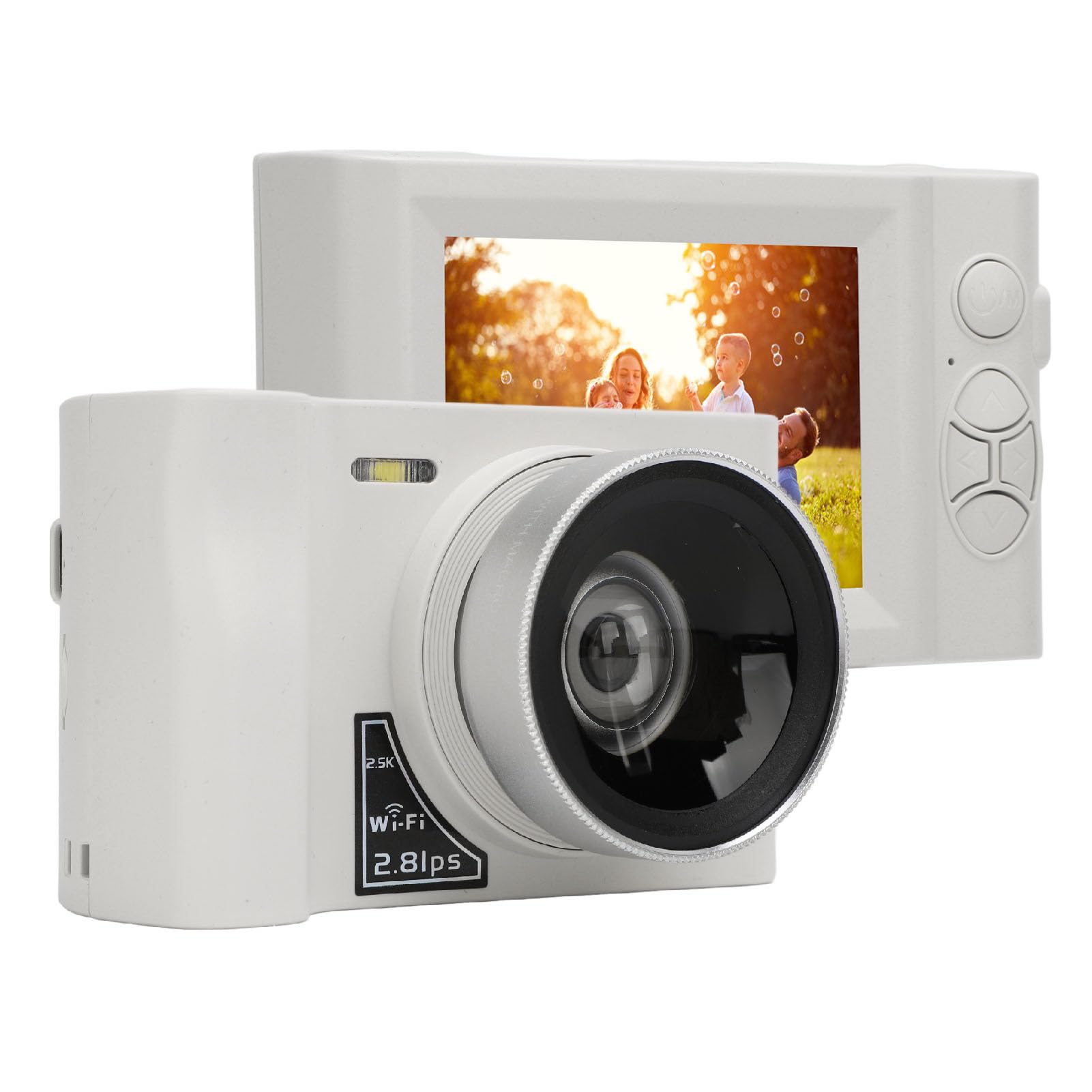 24MP 2.5K Kids Digital Camera with 16X Zoom - Compact WiFi Mirrorless Camera for Beginners, Travel & Gifts | Perfect for Children, Teens, Boys & Girls to Capture Adventures, Family Moments & School Activities